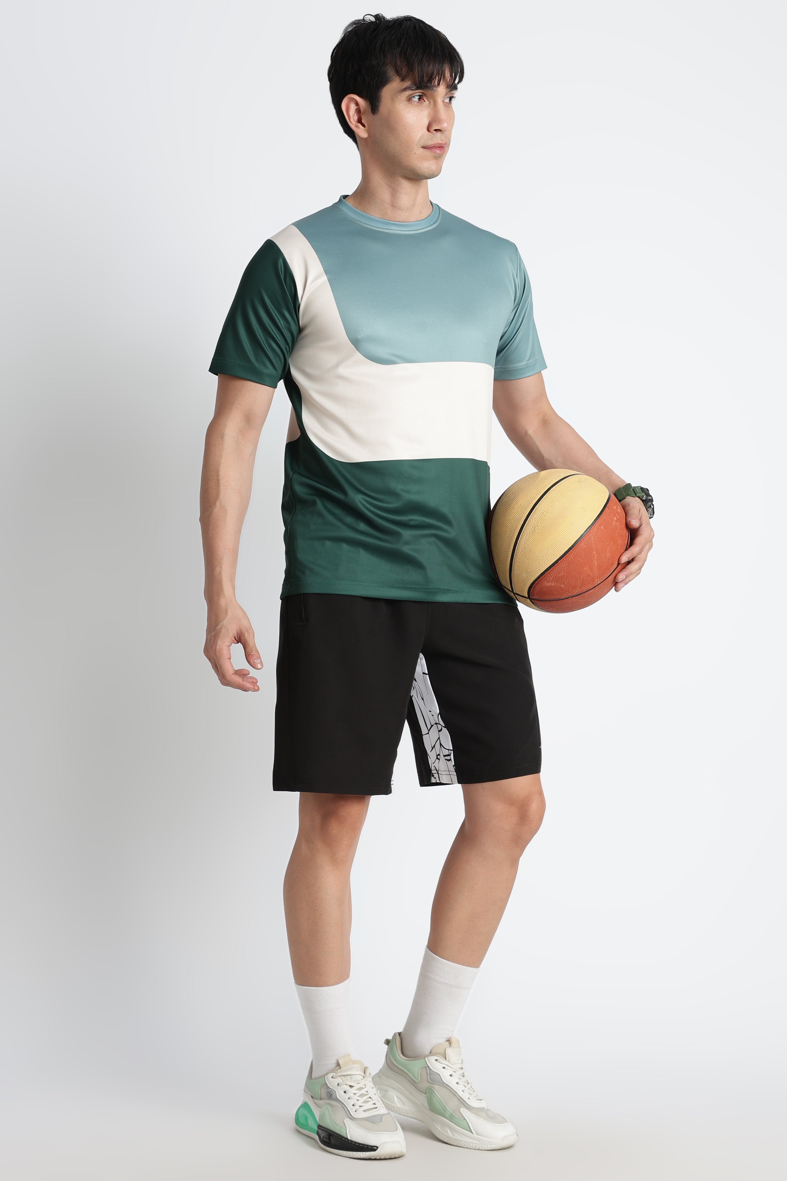 Colorblock Athletic Jersey – Moisture‑Wicking Performance Tee