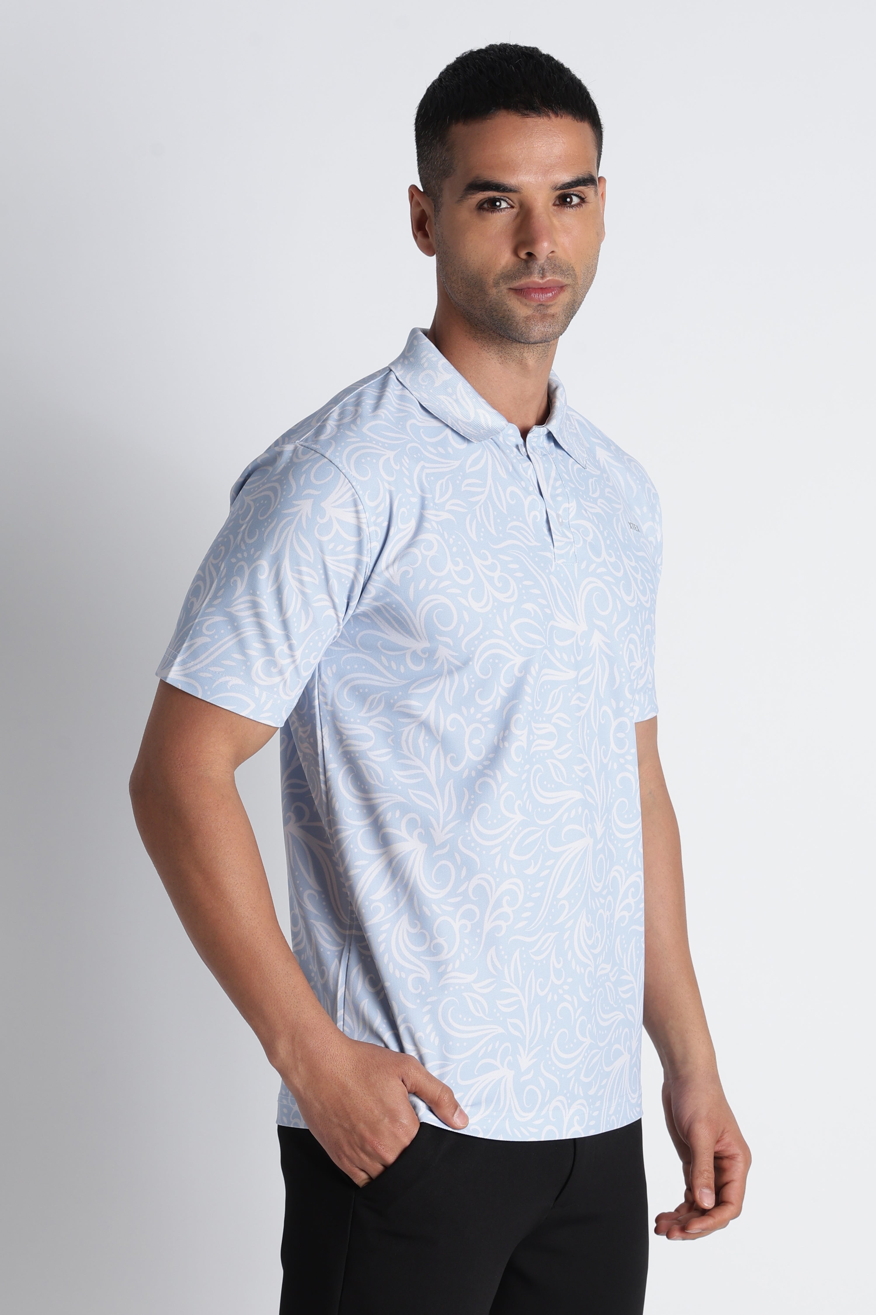 XTEX UPF 50 Sky Blue Polos