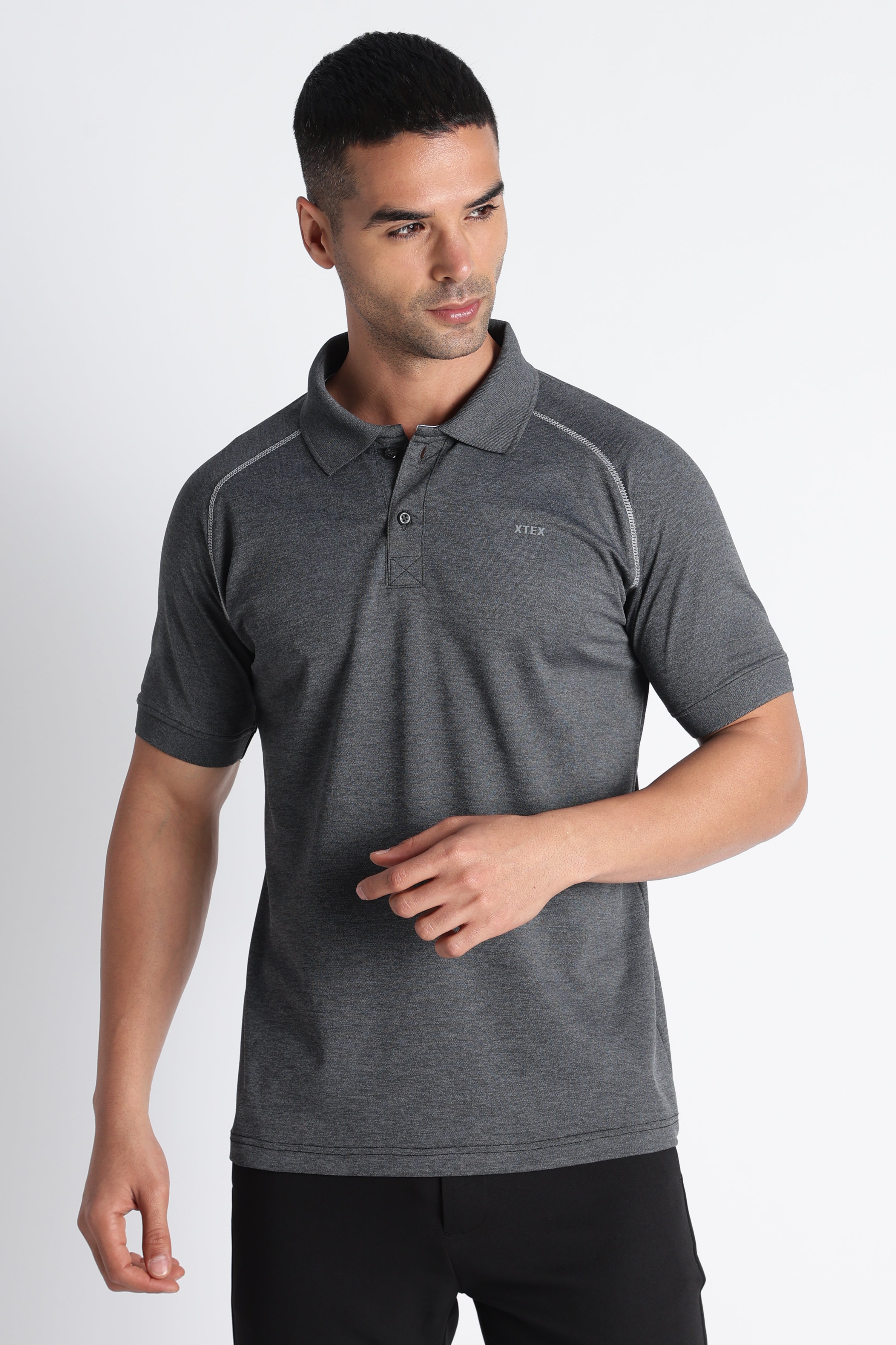 Dark Grey XTEX polo shirt