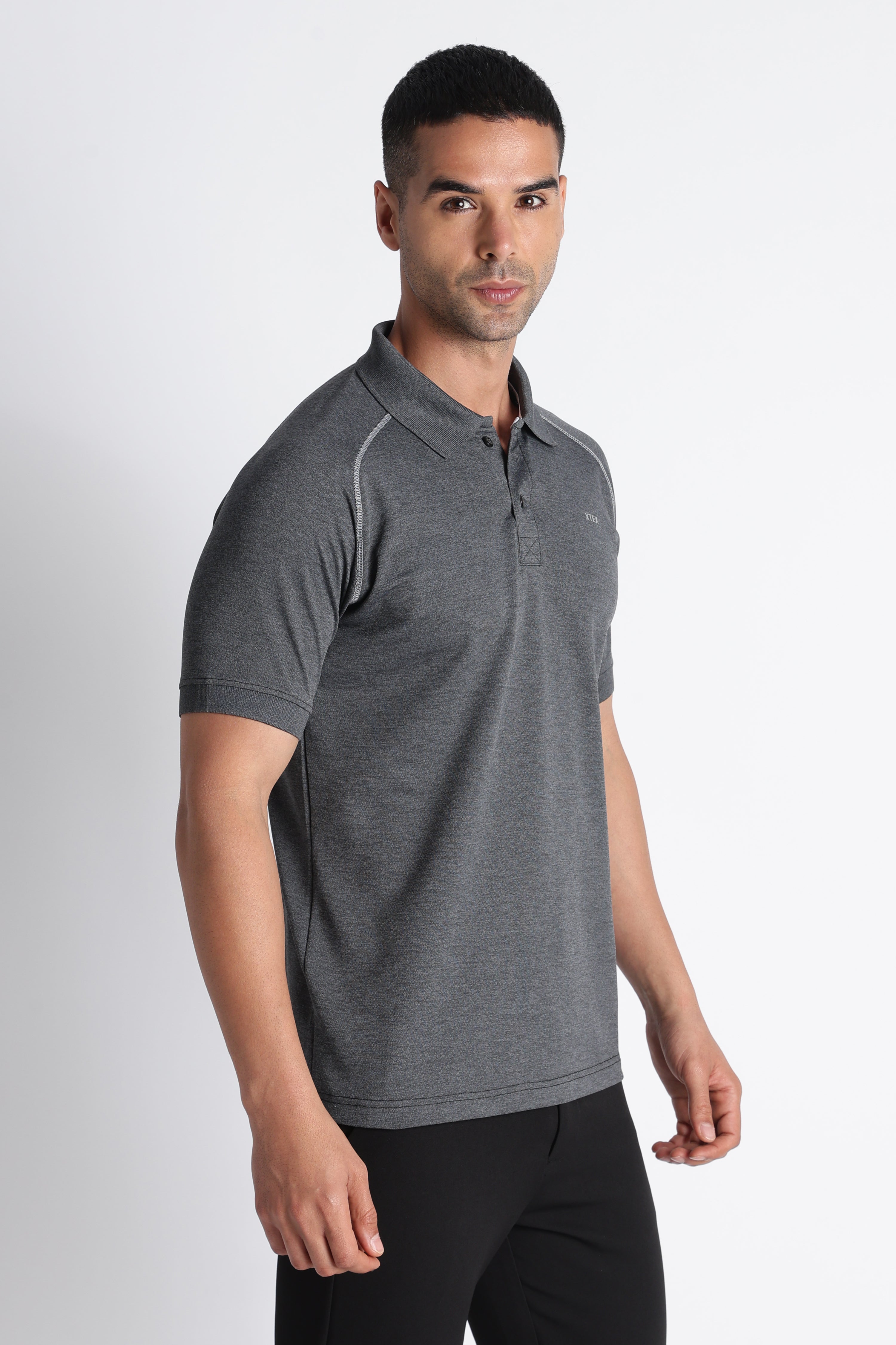 Dark Grey XTEX polo shirt