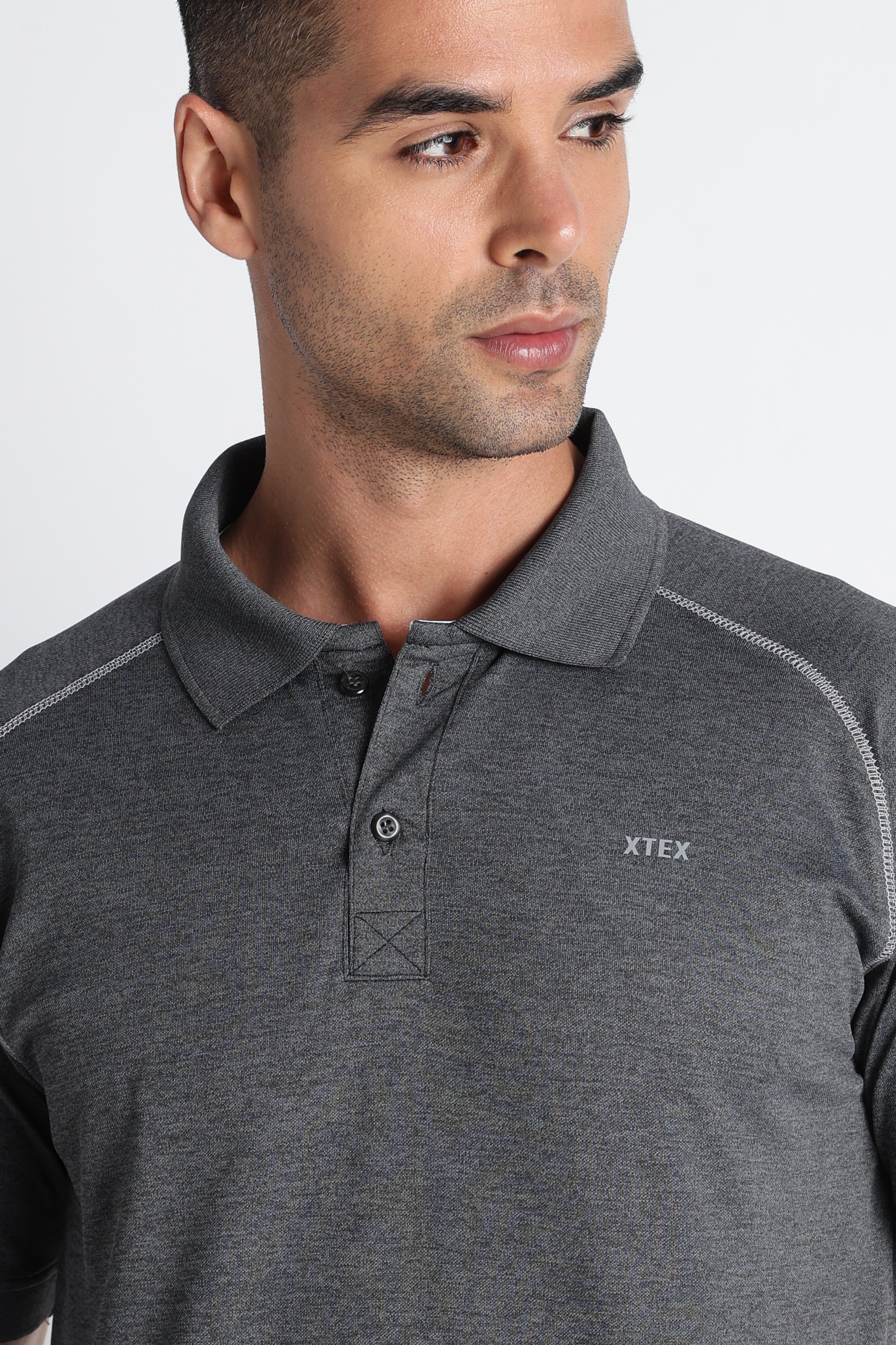 Dark Grey XTEX polo shirt