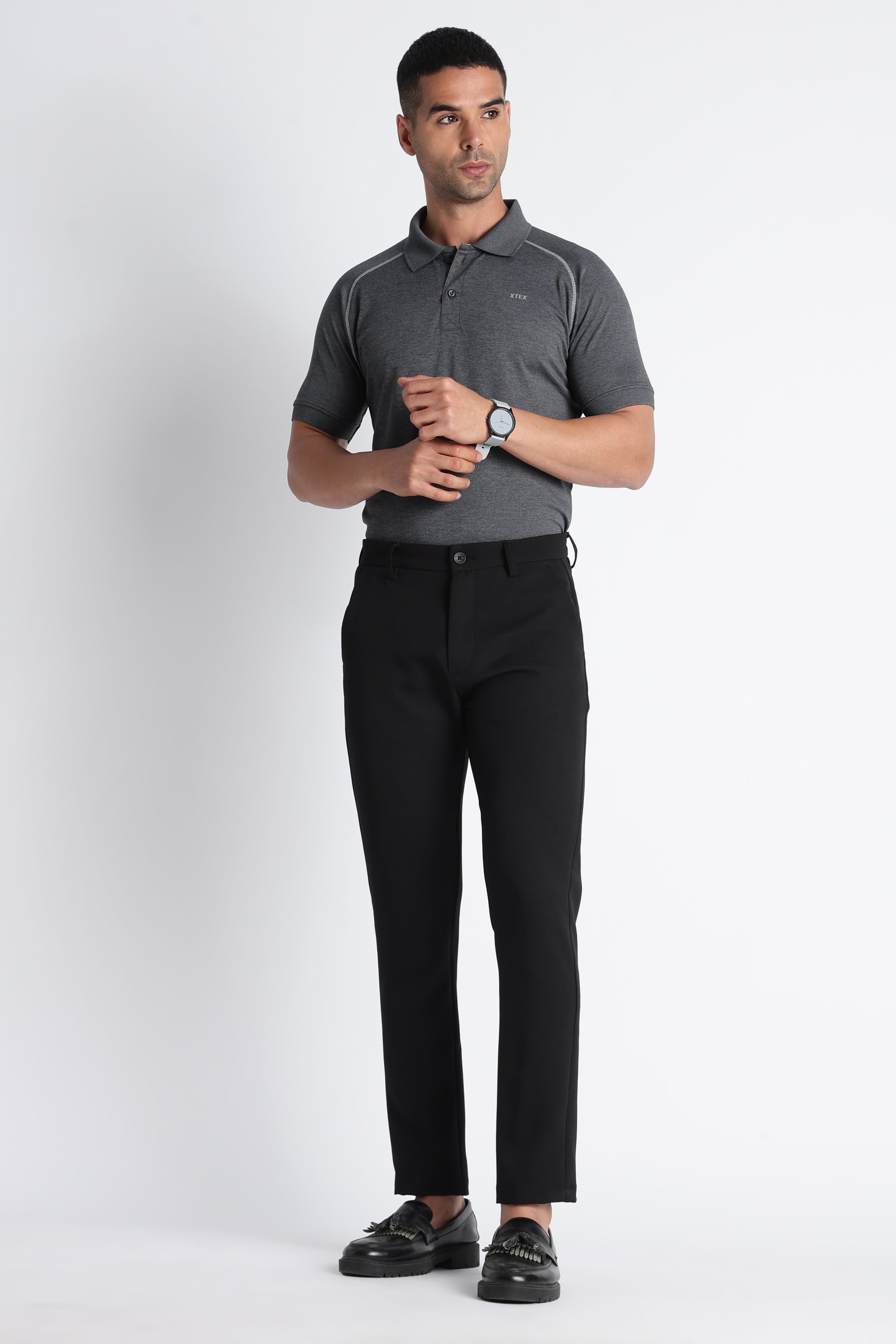 Dark Grey XTEX polo shirt
