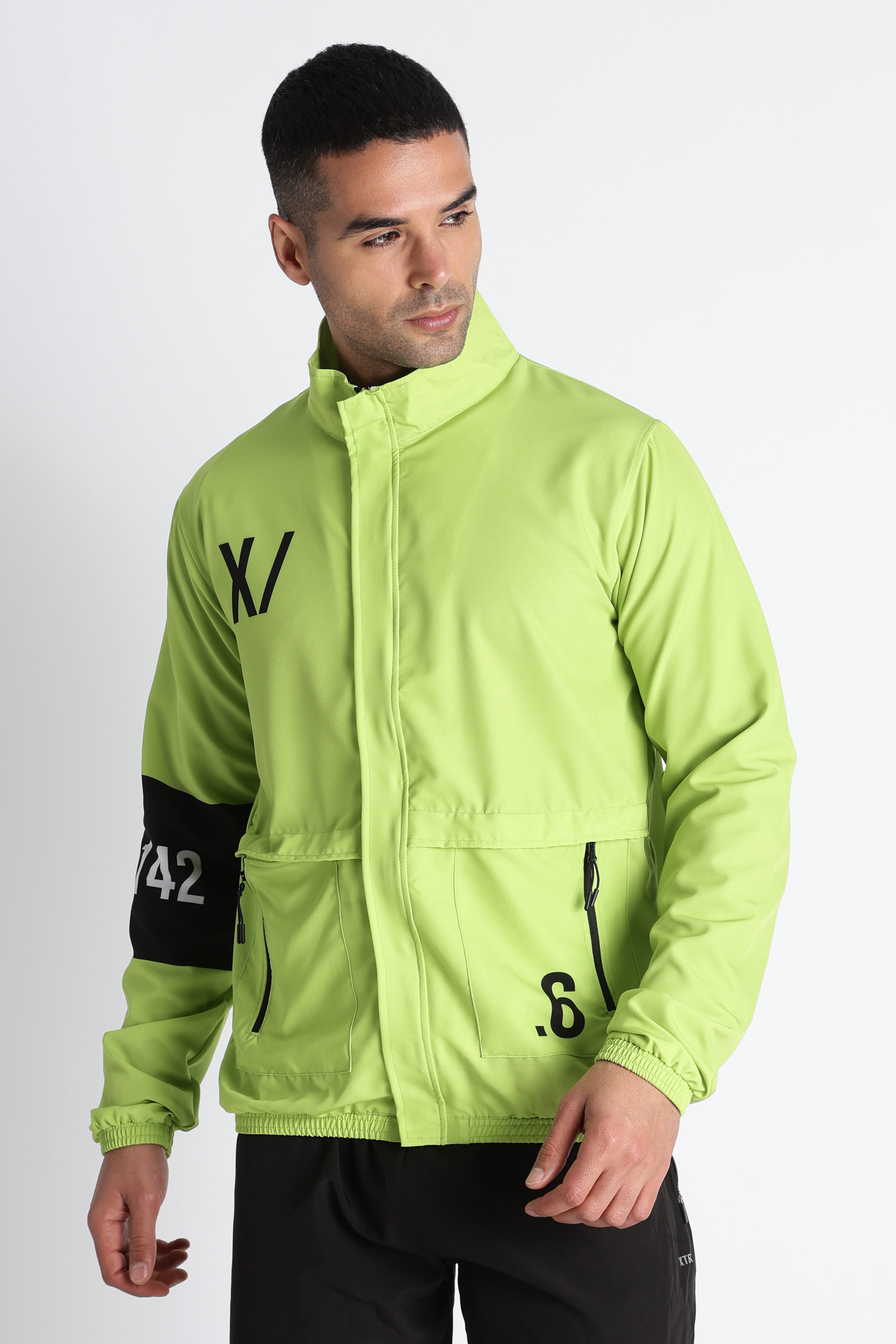 XTEX Neon Green High Fashion Jacket