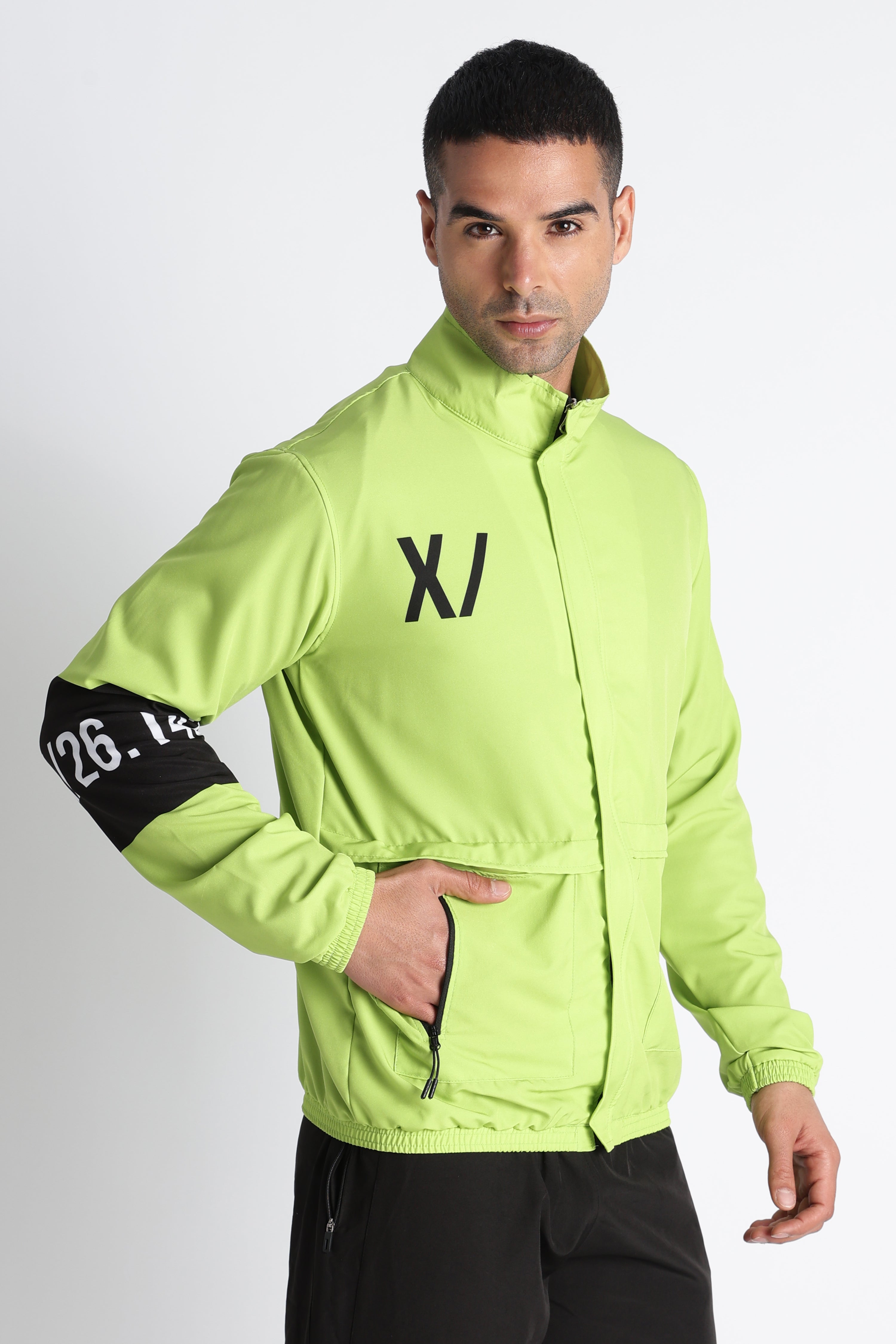XTEX Neon Green High Fashion Jacket