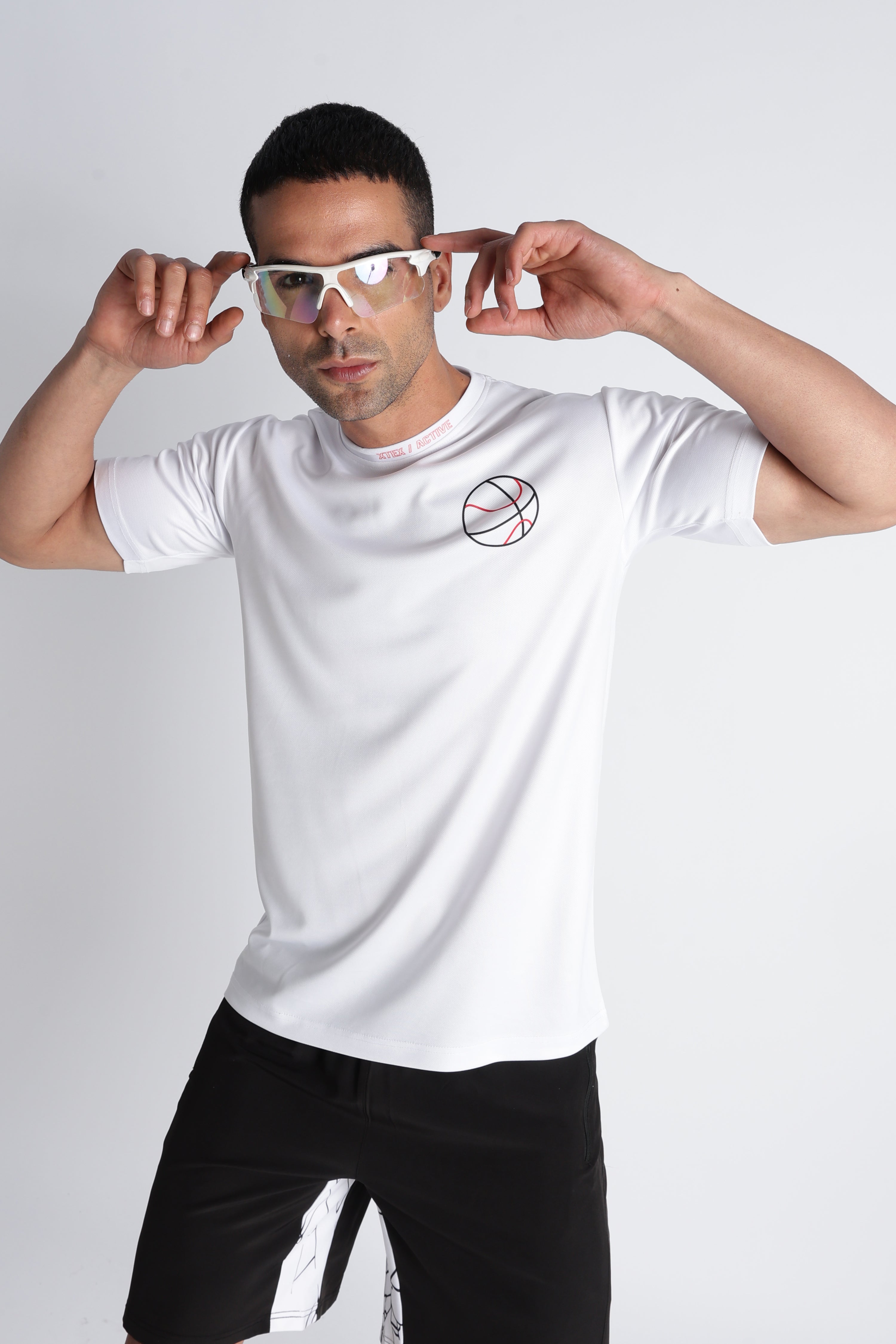 XTEX Playground Graphic Tee – White | Sporty Casual Wear
