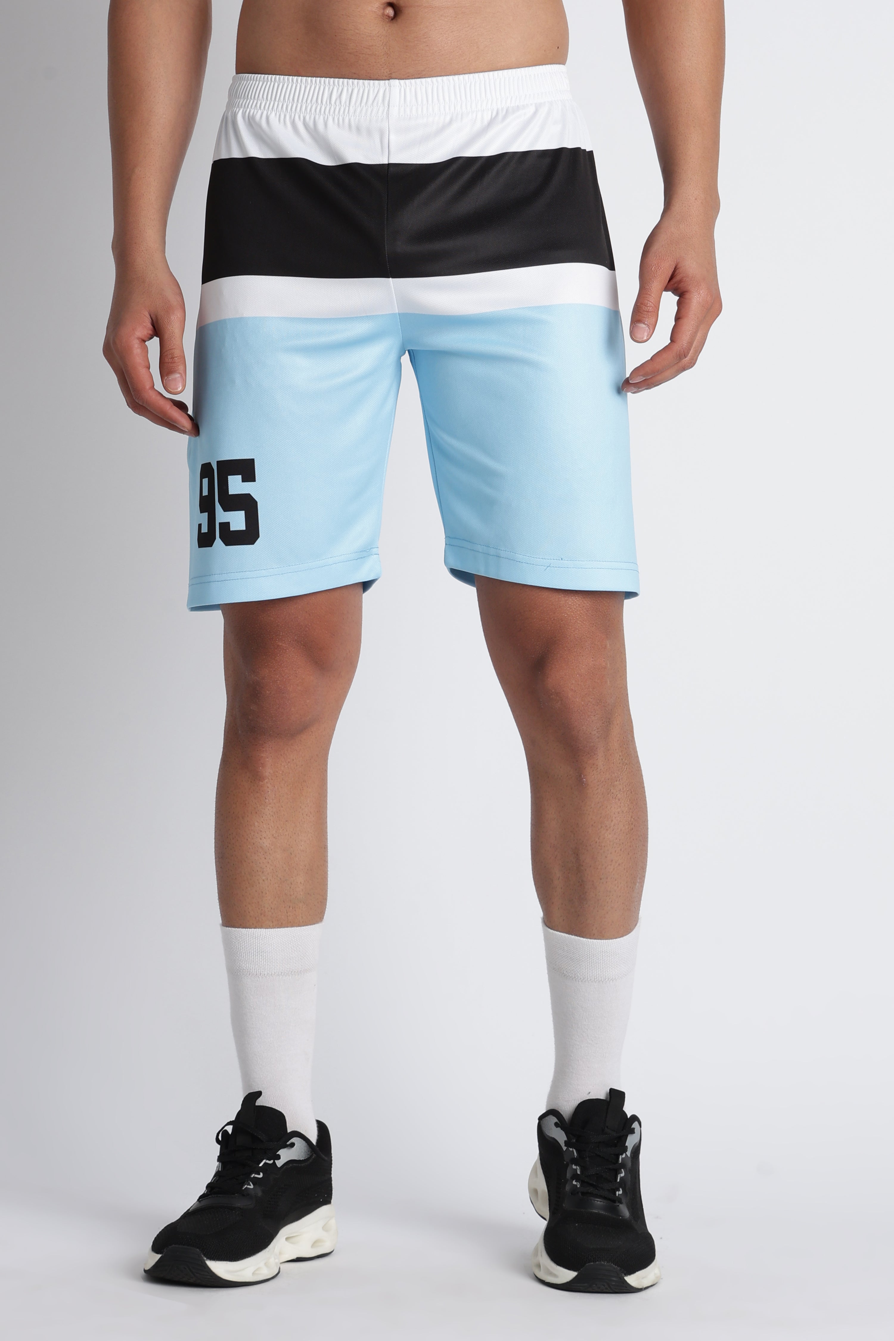 Men’s White Light Blue ‘95’ Athletic Jersey