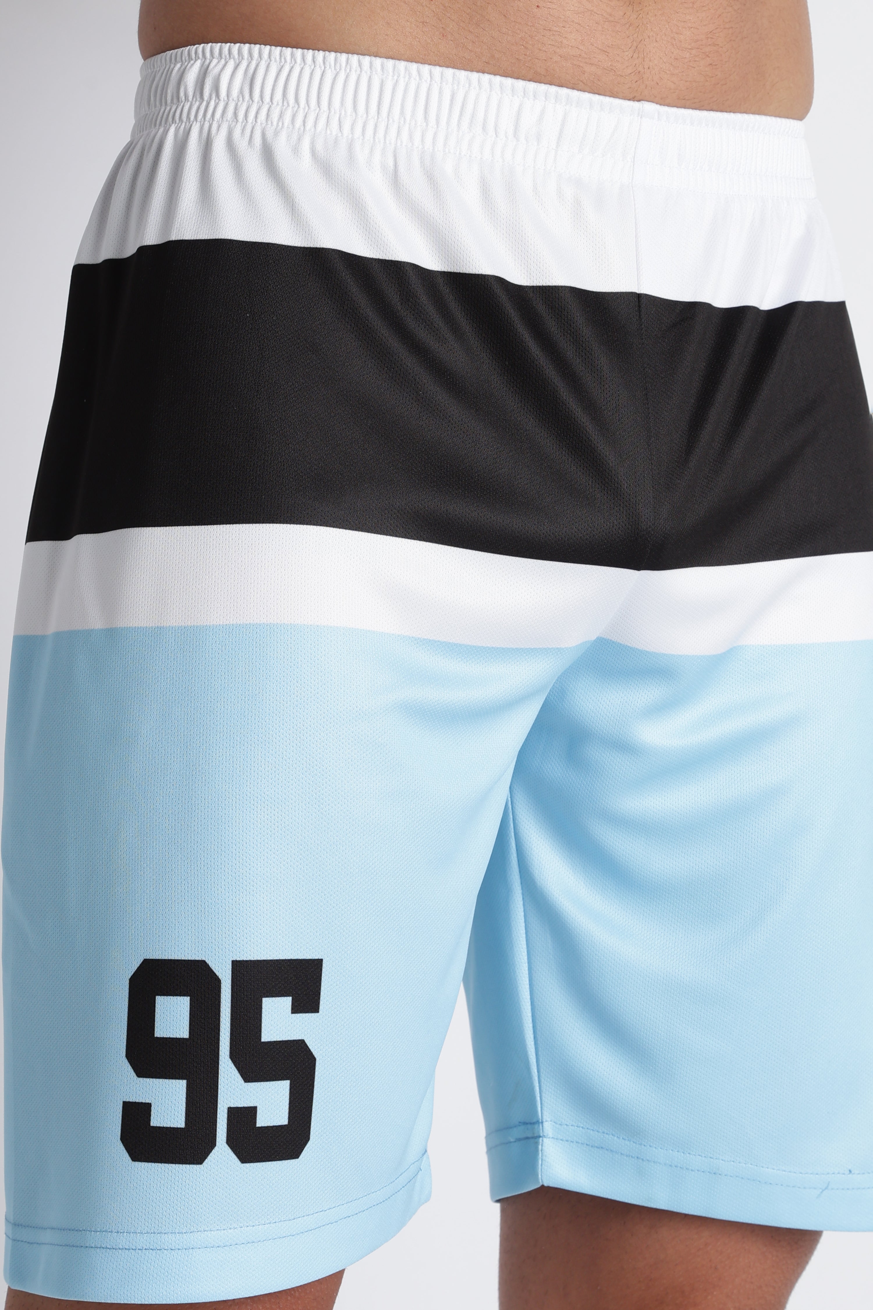 Men’s White Light Blue ‘95’ Athletic Jersey