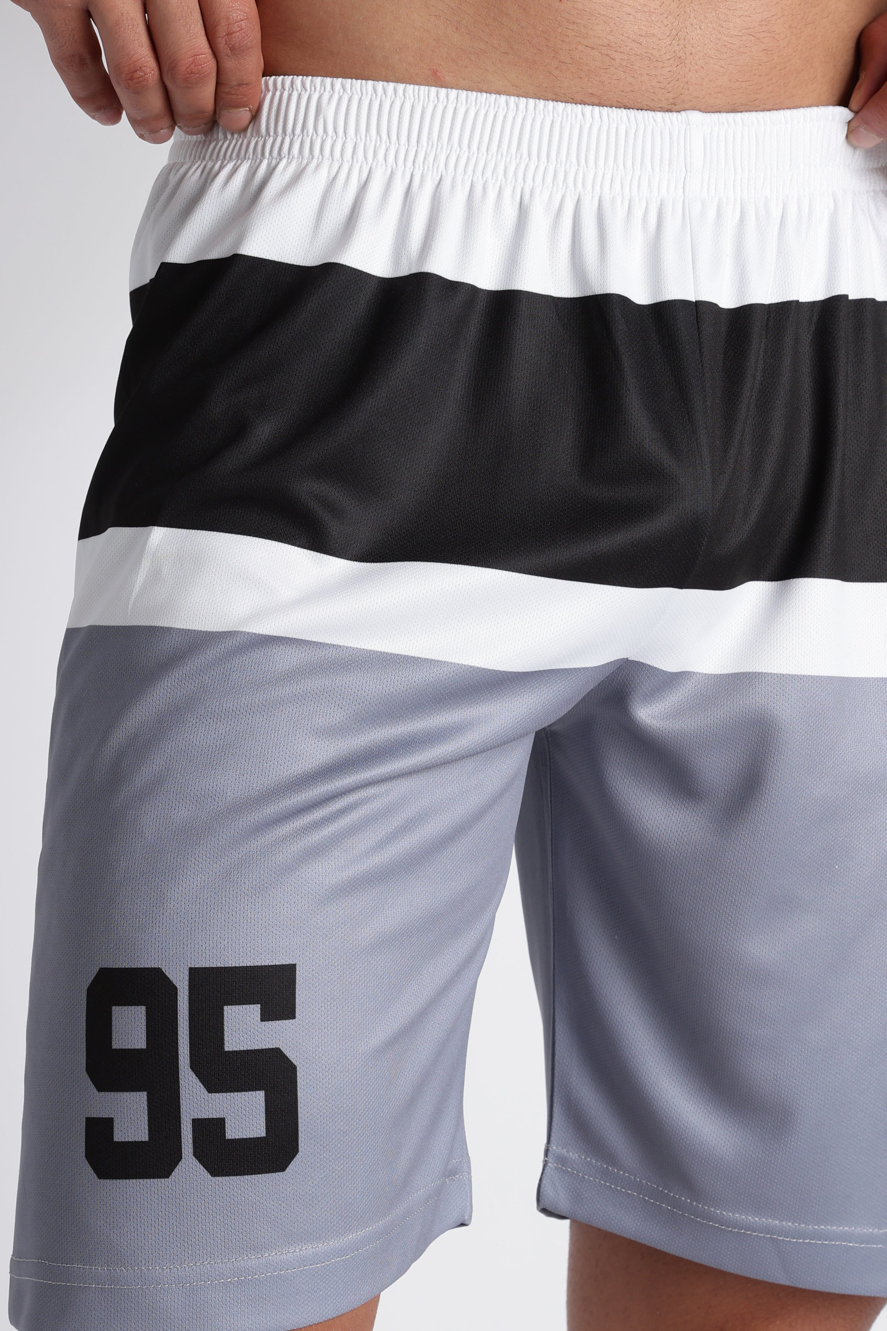 Men’s White Athletic Jersey ‘95’ | V-Neck Sportswear