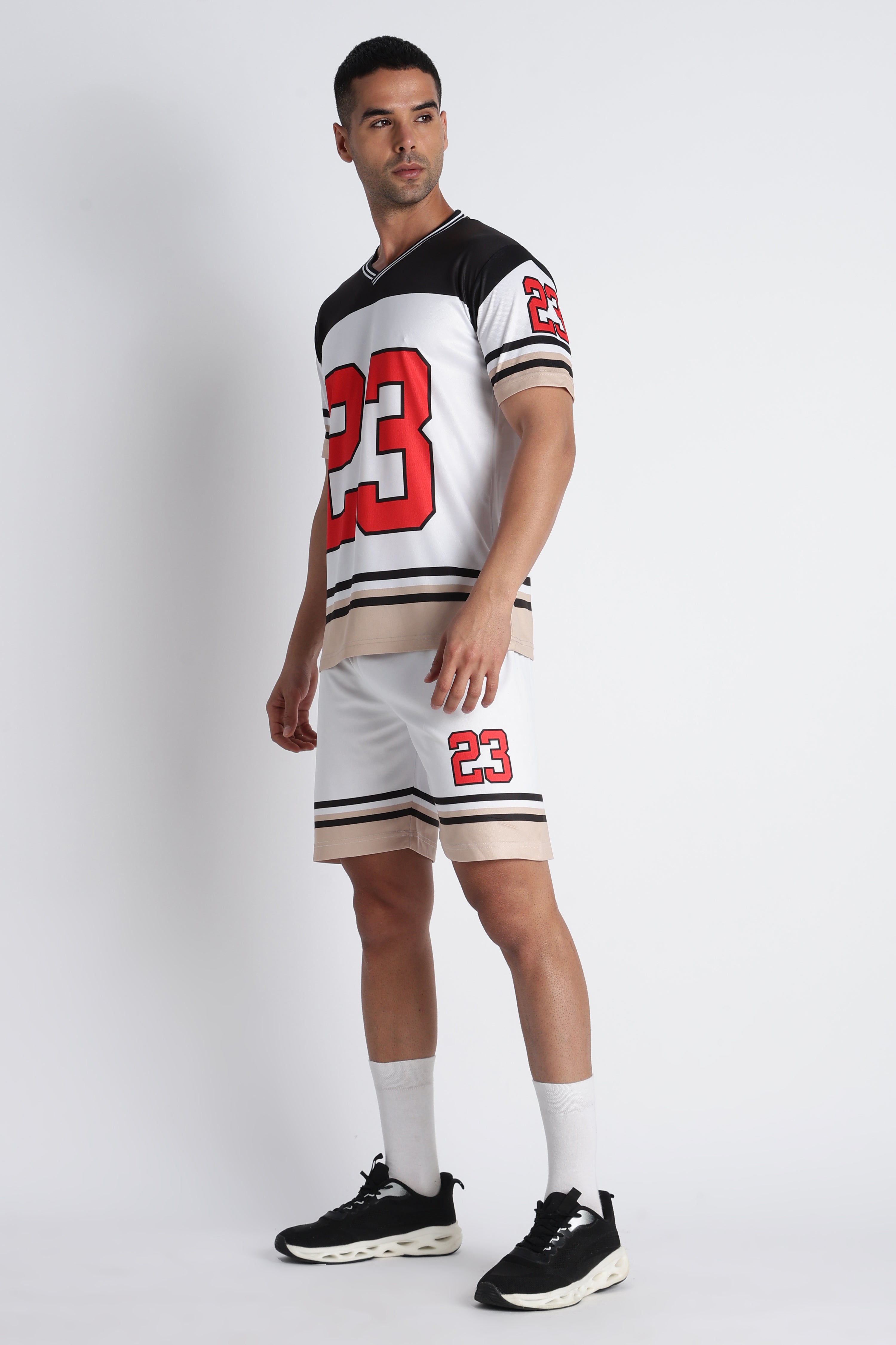 Men’s Retro Jersey  ‘23’ | V-Neck Sportswear
