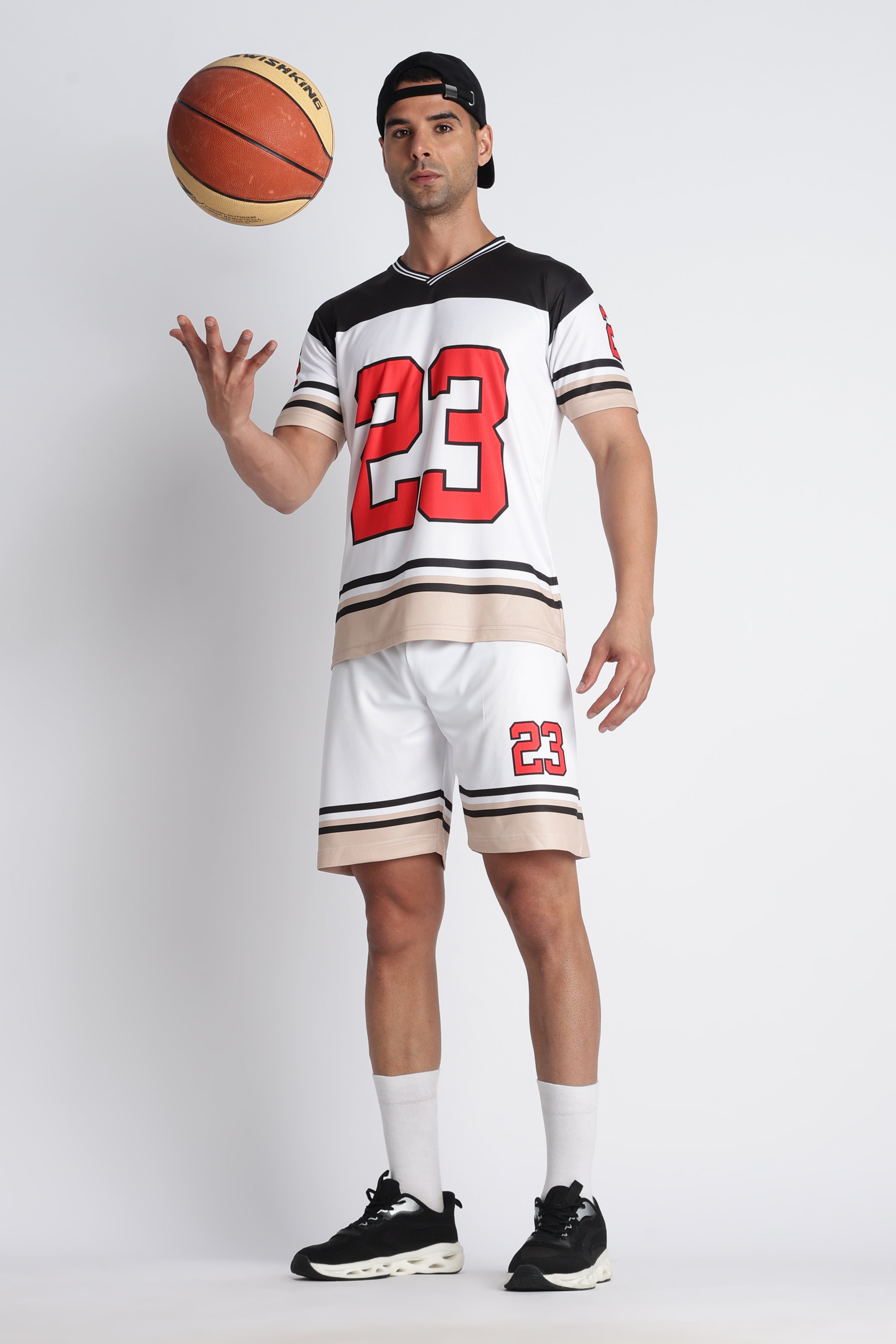 Men’s Retro Jersey  ‘23’ | V-Neck Sportswear