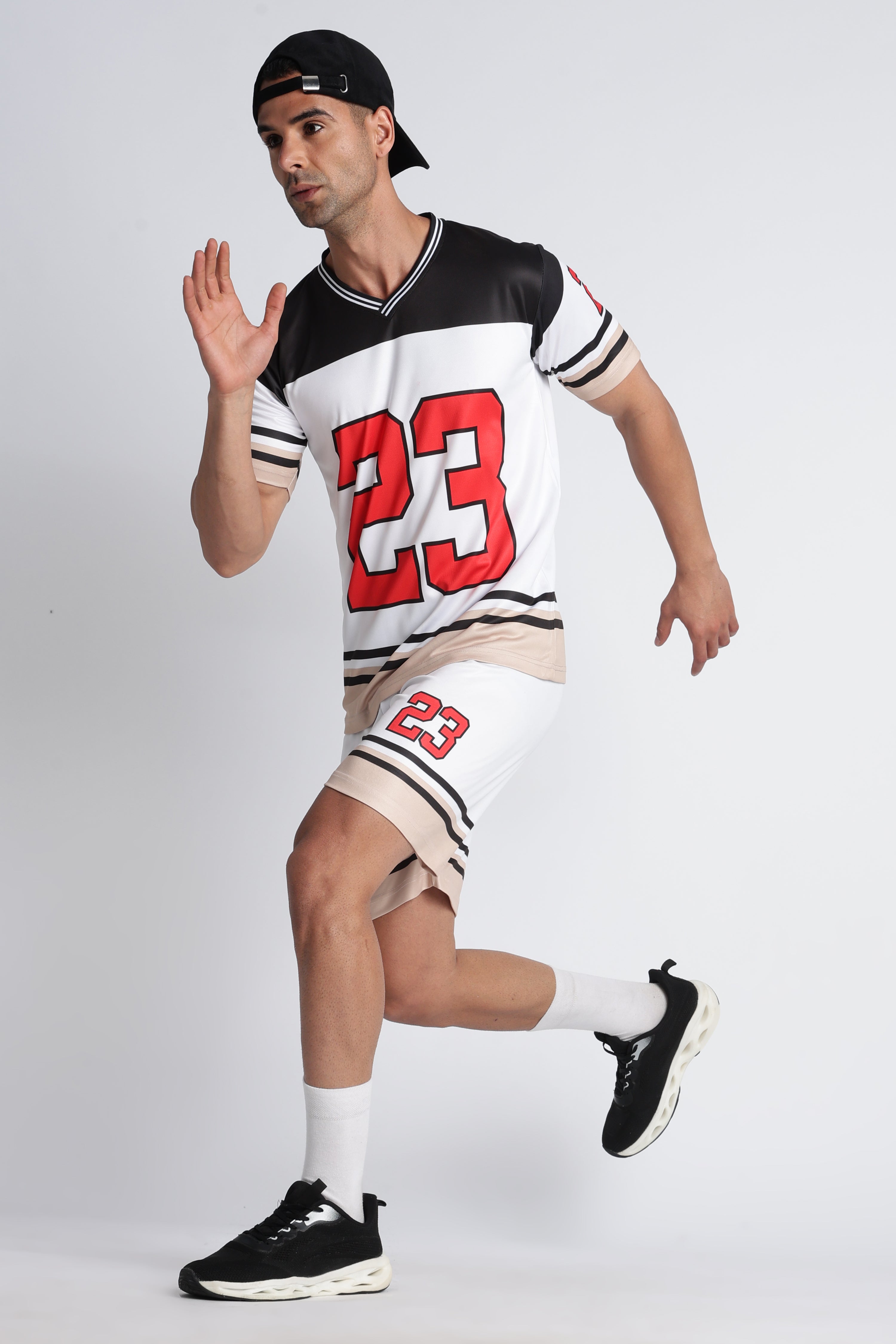 Men’s Retro Jersey  ‘23’ | V-Neck Sportswear