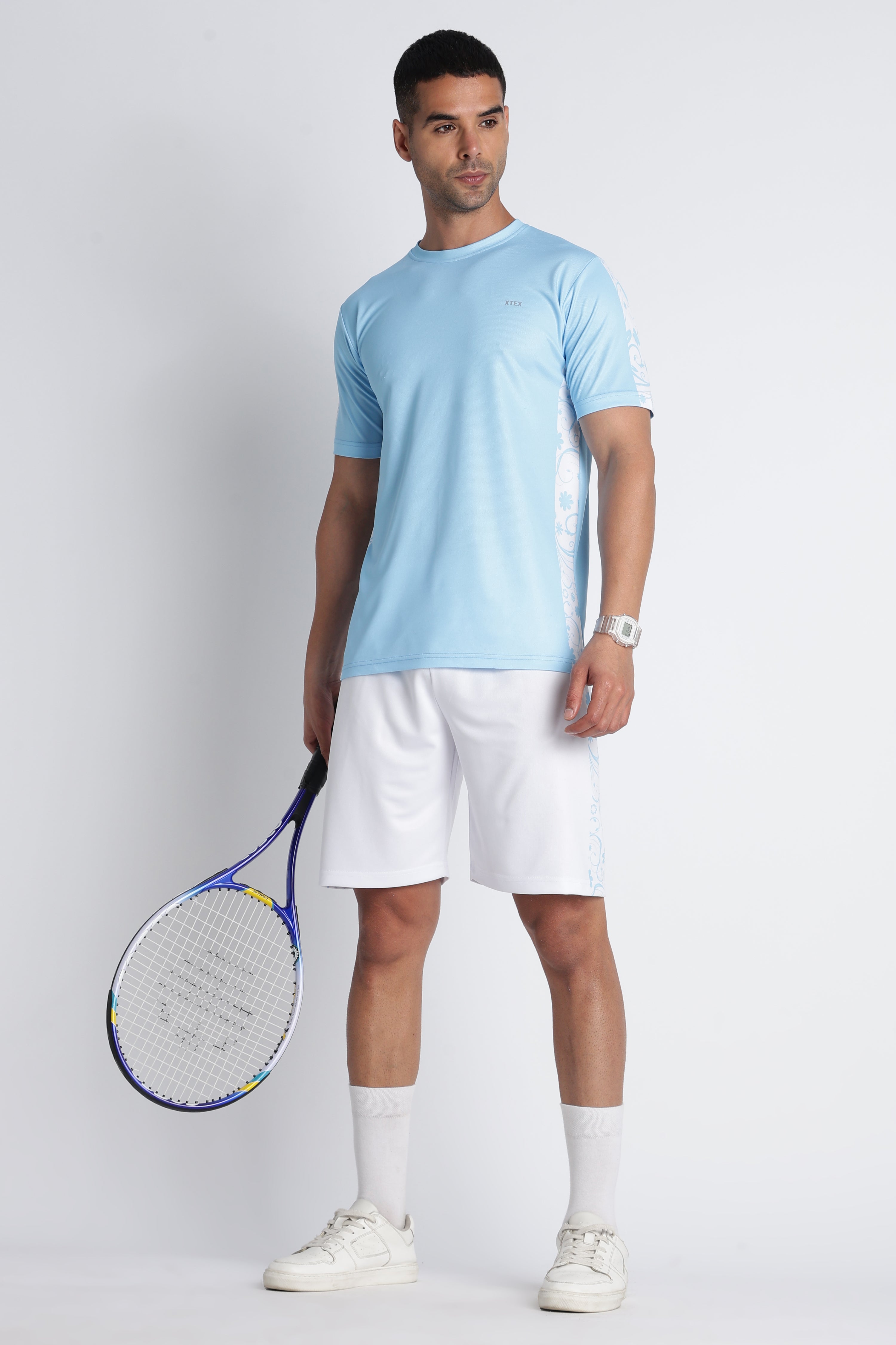 Men’s Light Blue Athletic Jersey |  Antimicrobial