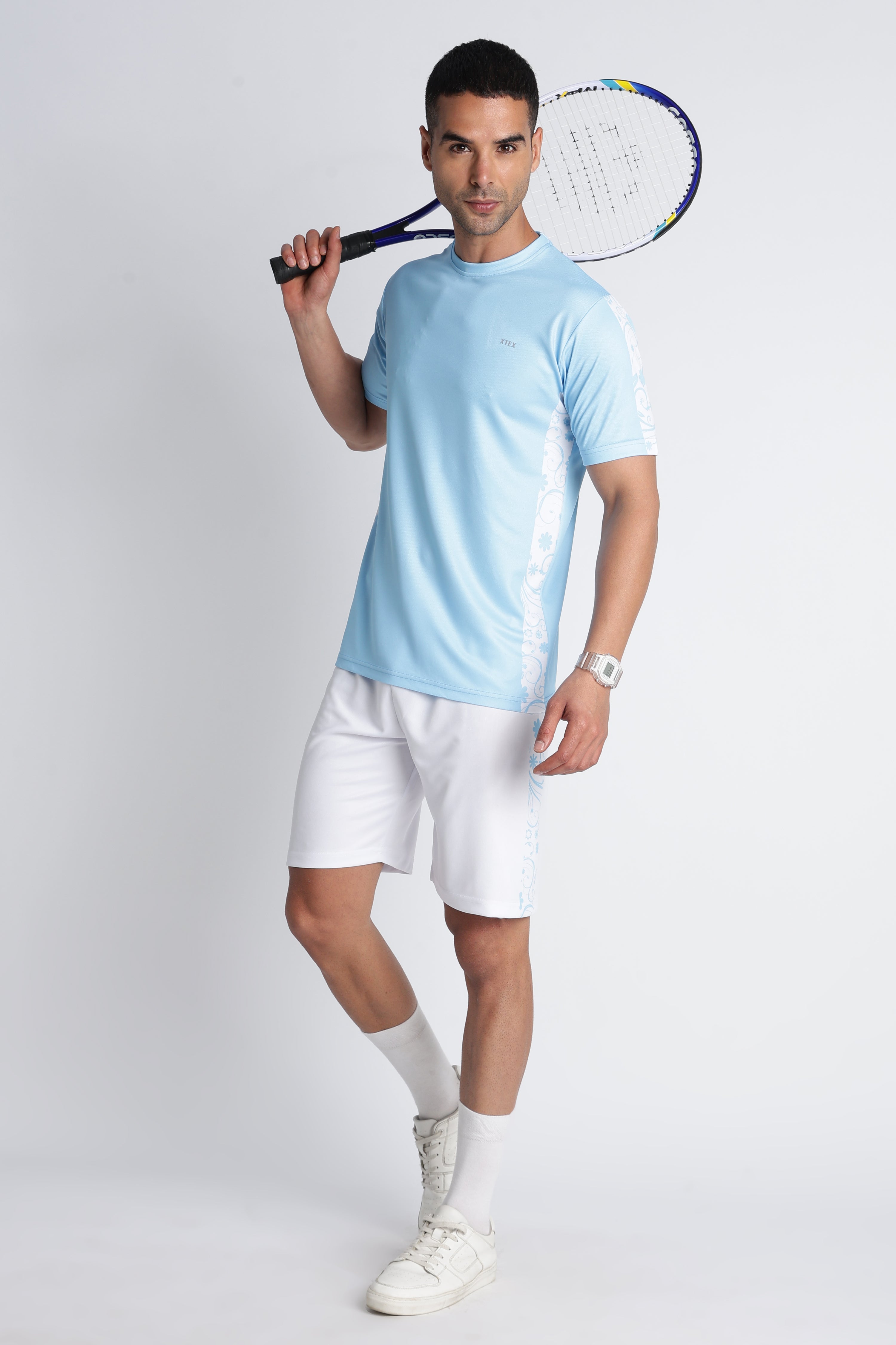 Men’s Light Blue Athletic Jersey |  Antimicrobial