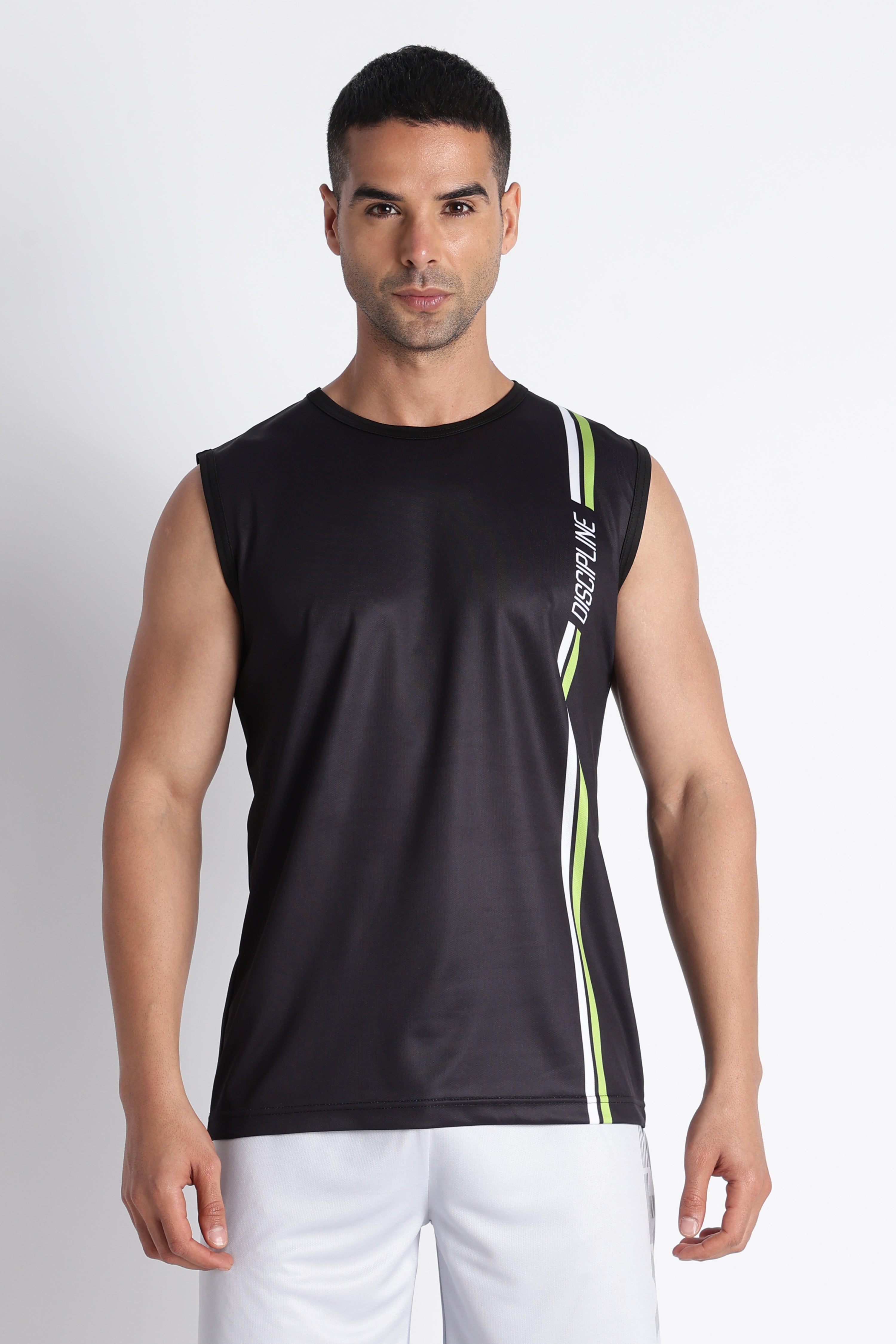 Black Tank Top | Gym Wear with Motivational Print