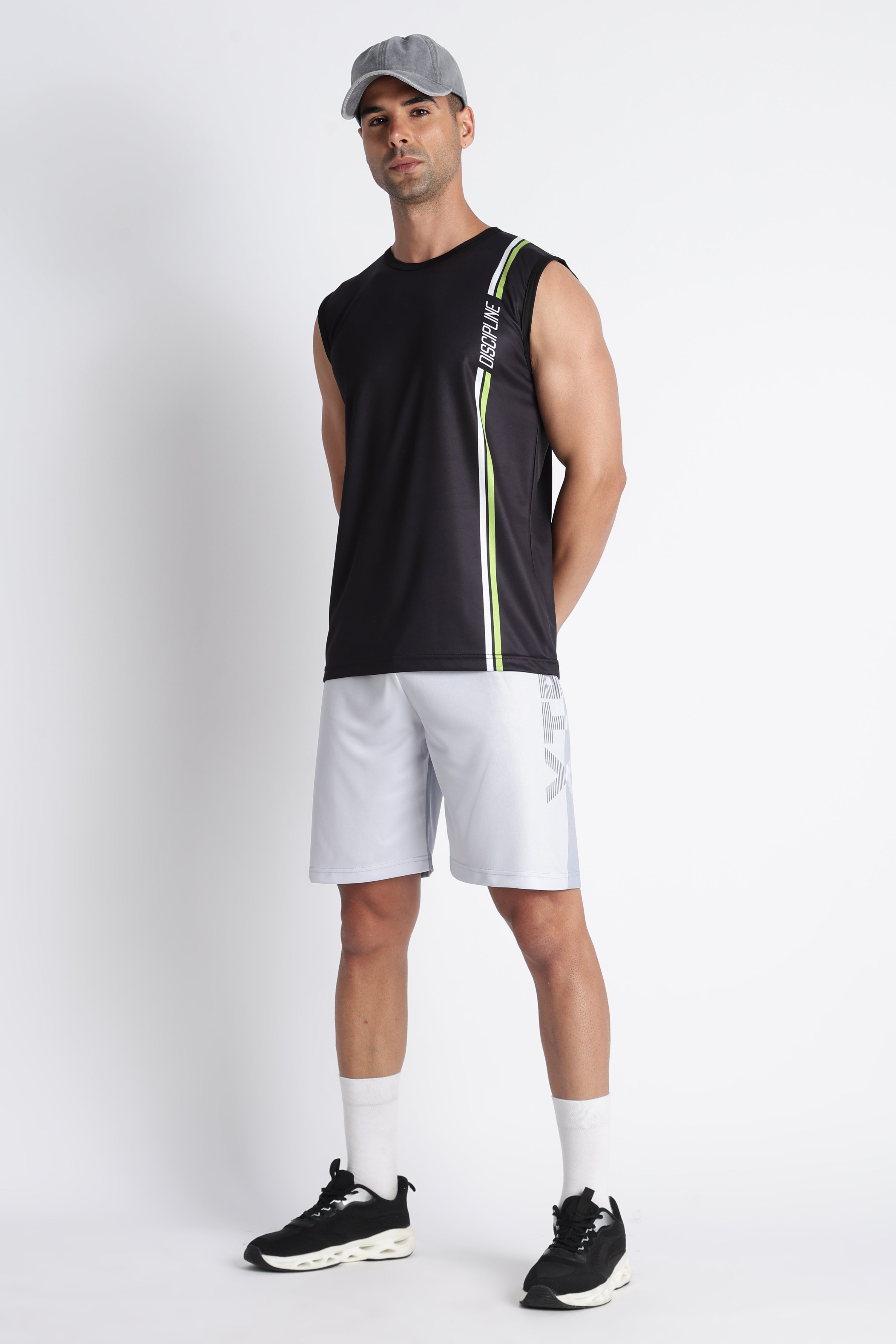 Black Tank Top | Gym Wear with Motivational Print