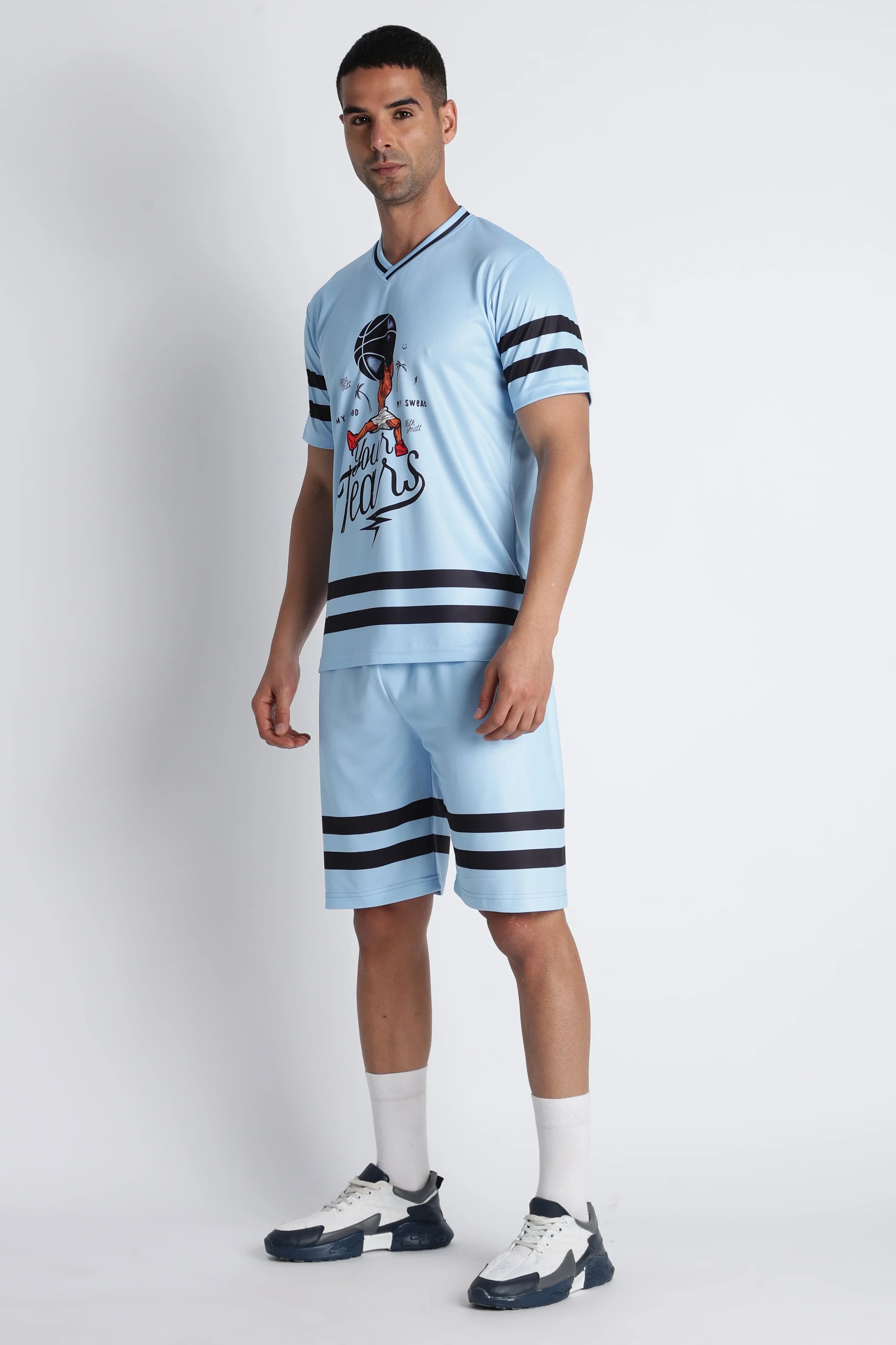 XTEX Basketball Jersey – Sky Blue Edition