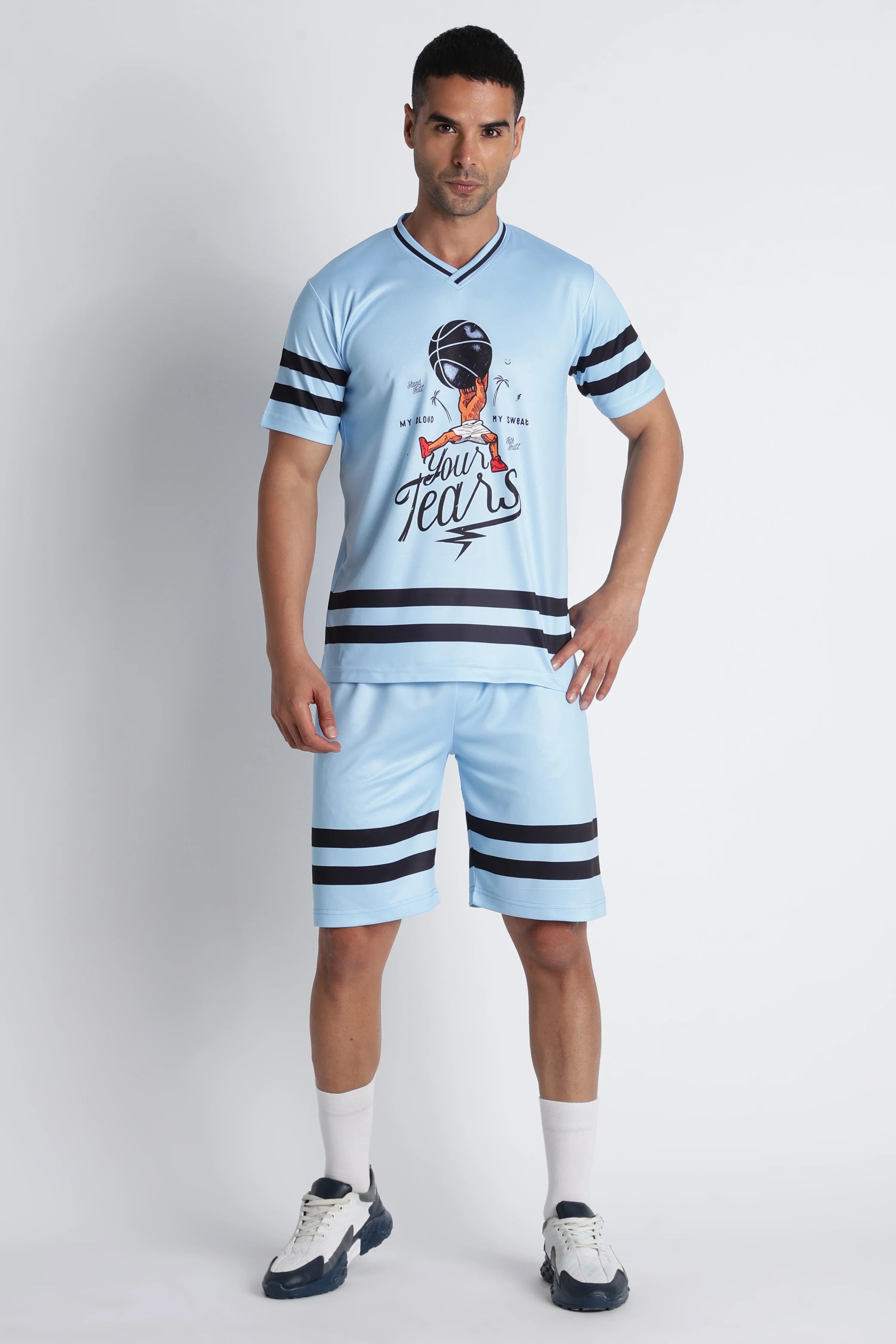 XTEX Basketball Jersey – Sky Blue Edition