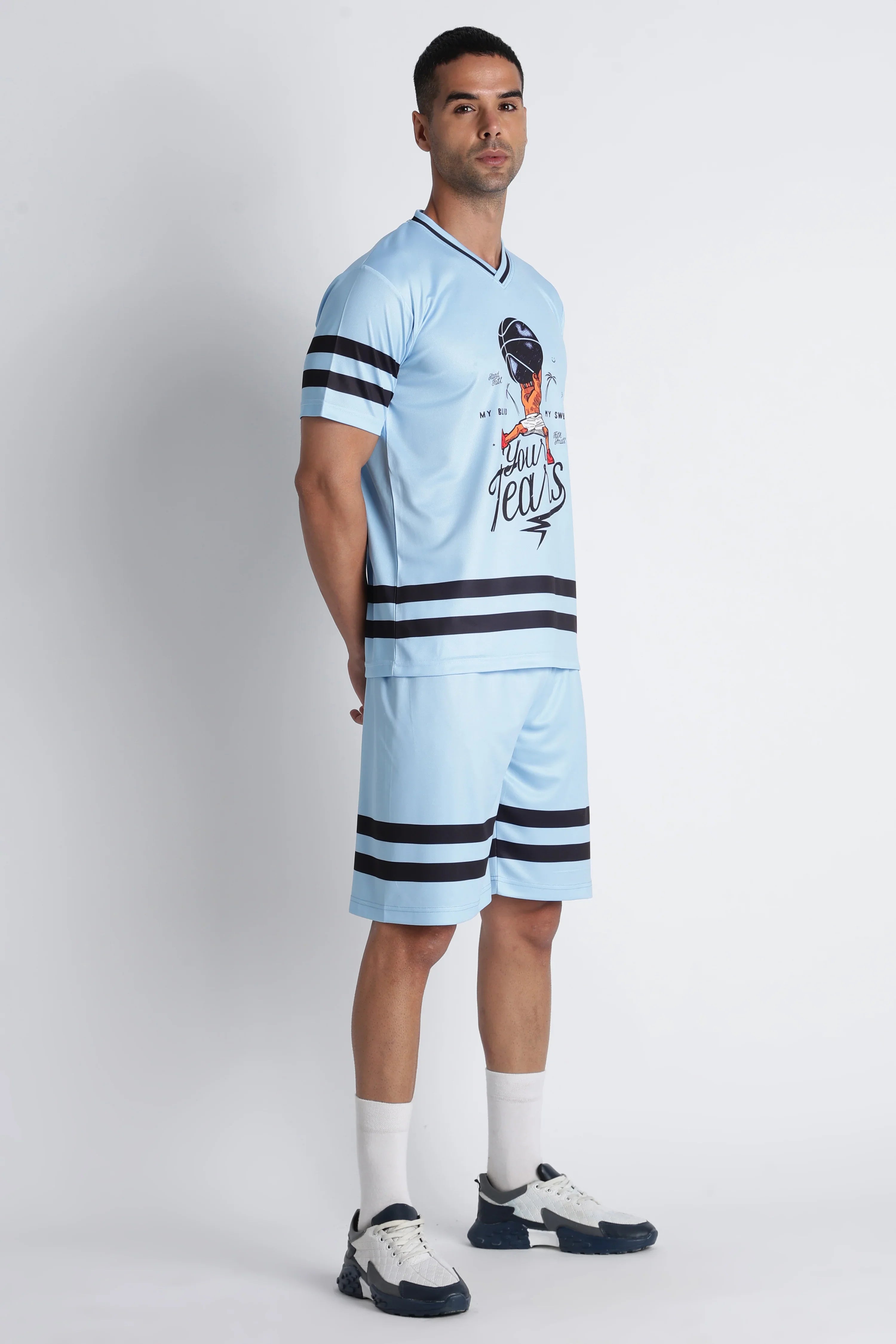 XTEX Basketball Jersey – Sky Blue Edition