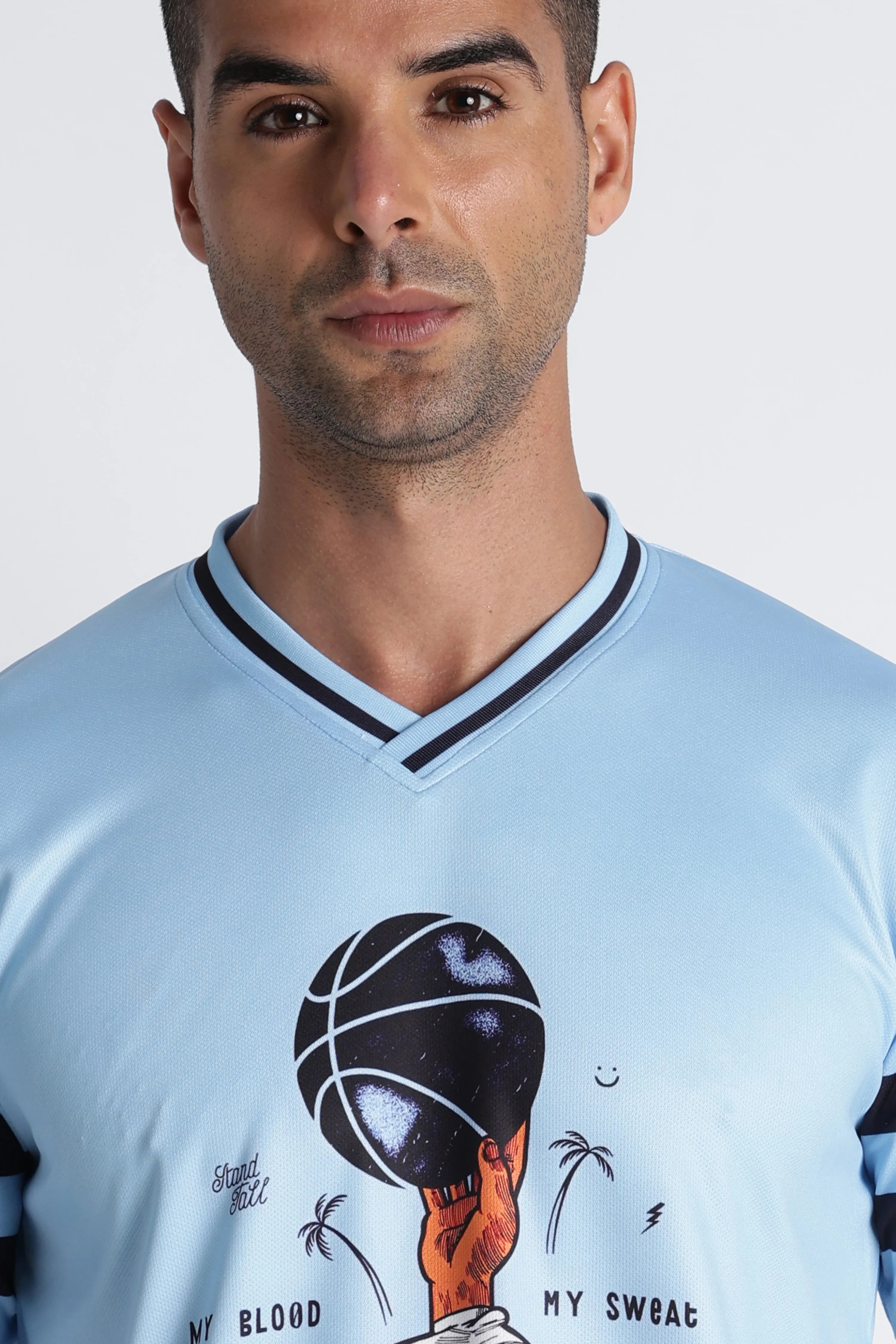 XTEX Basketball Jersey – Sky Blue Edition