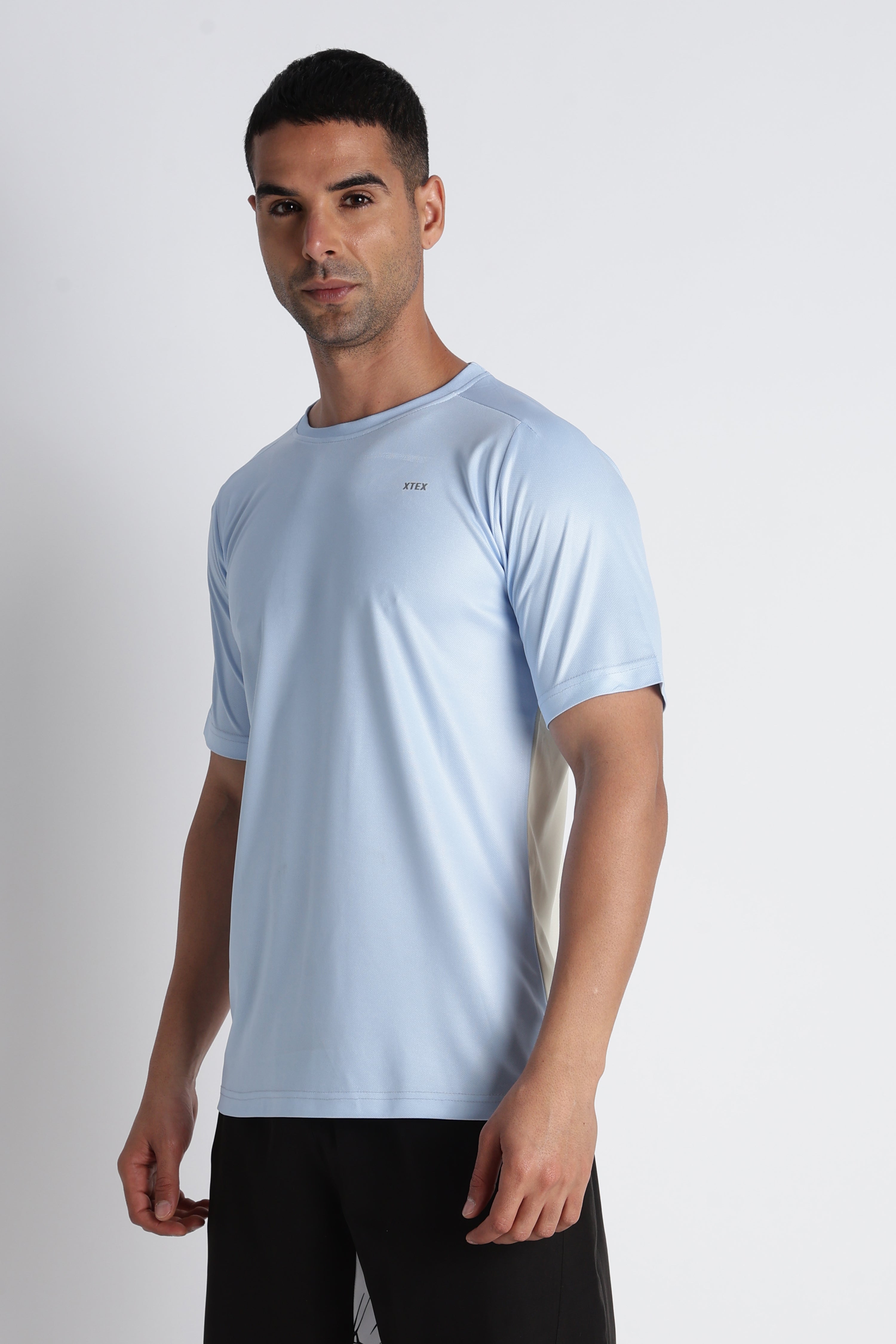 Light Blue XTEX Seamless Active Tee