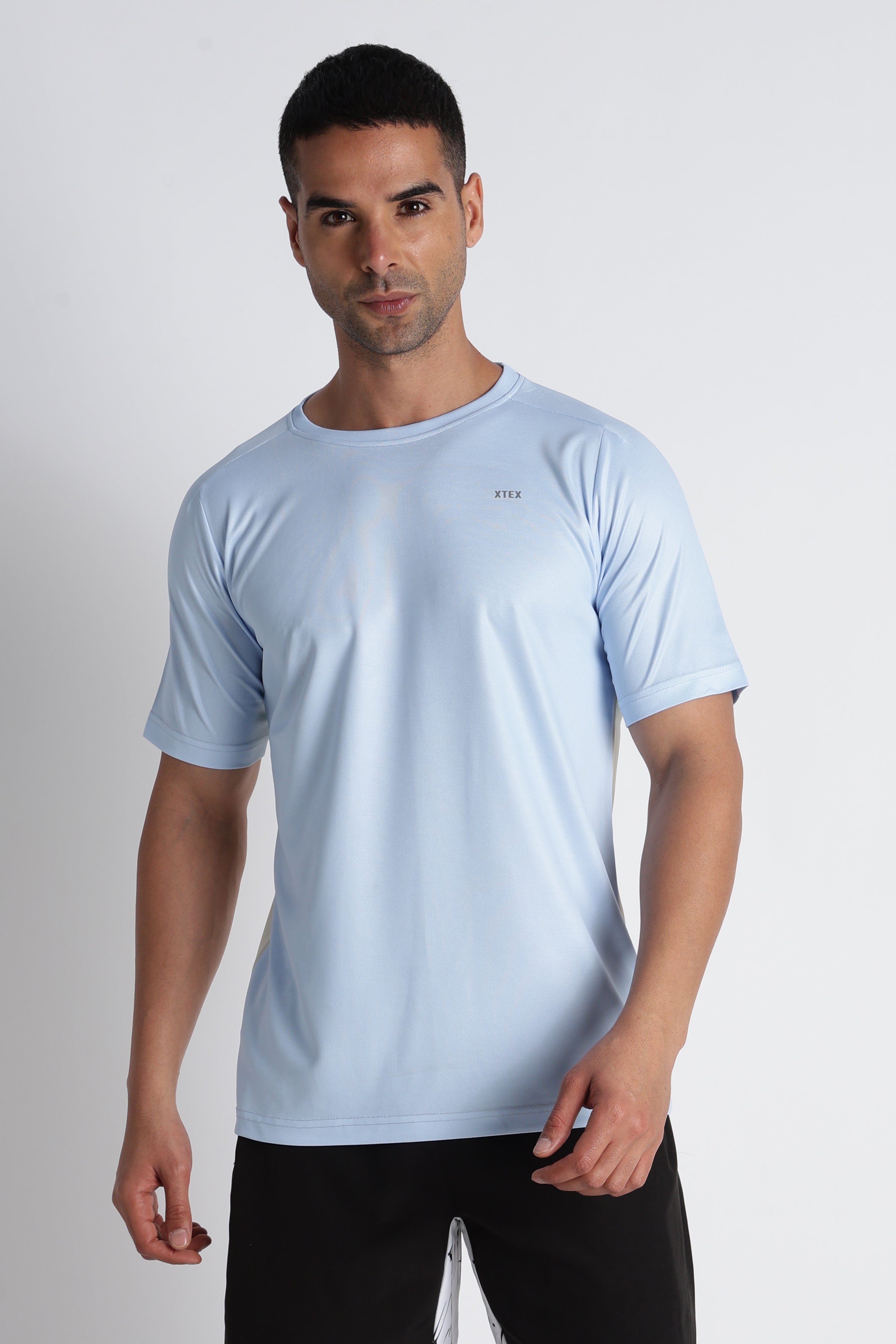 Light Blue XTEX Seamless Active Tee