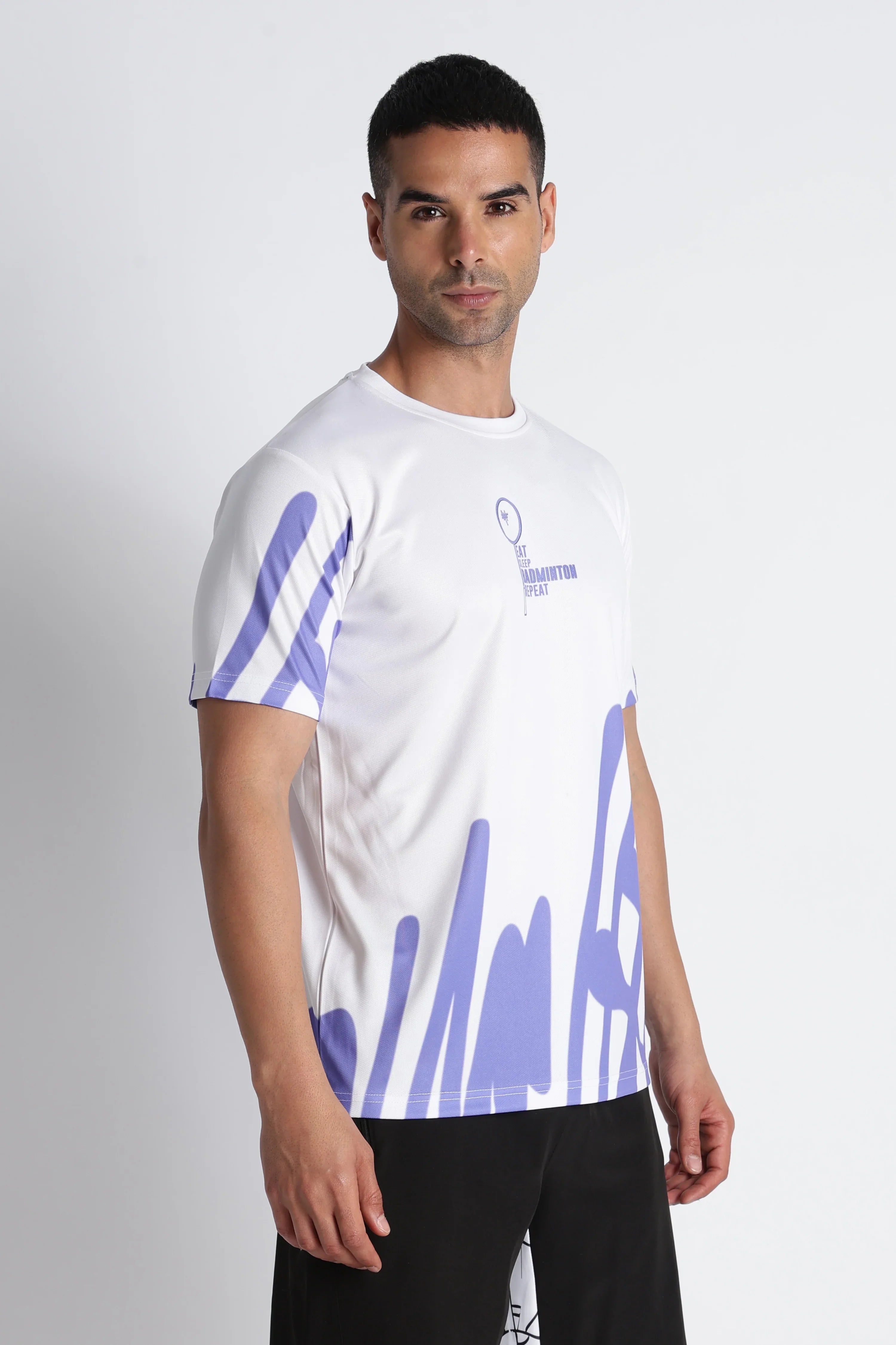 XTEX Abstract pattern Badminton Jersey - UV protected