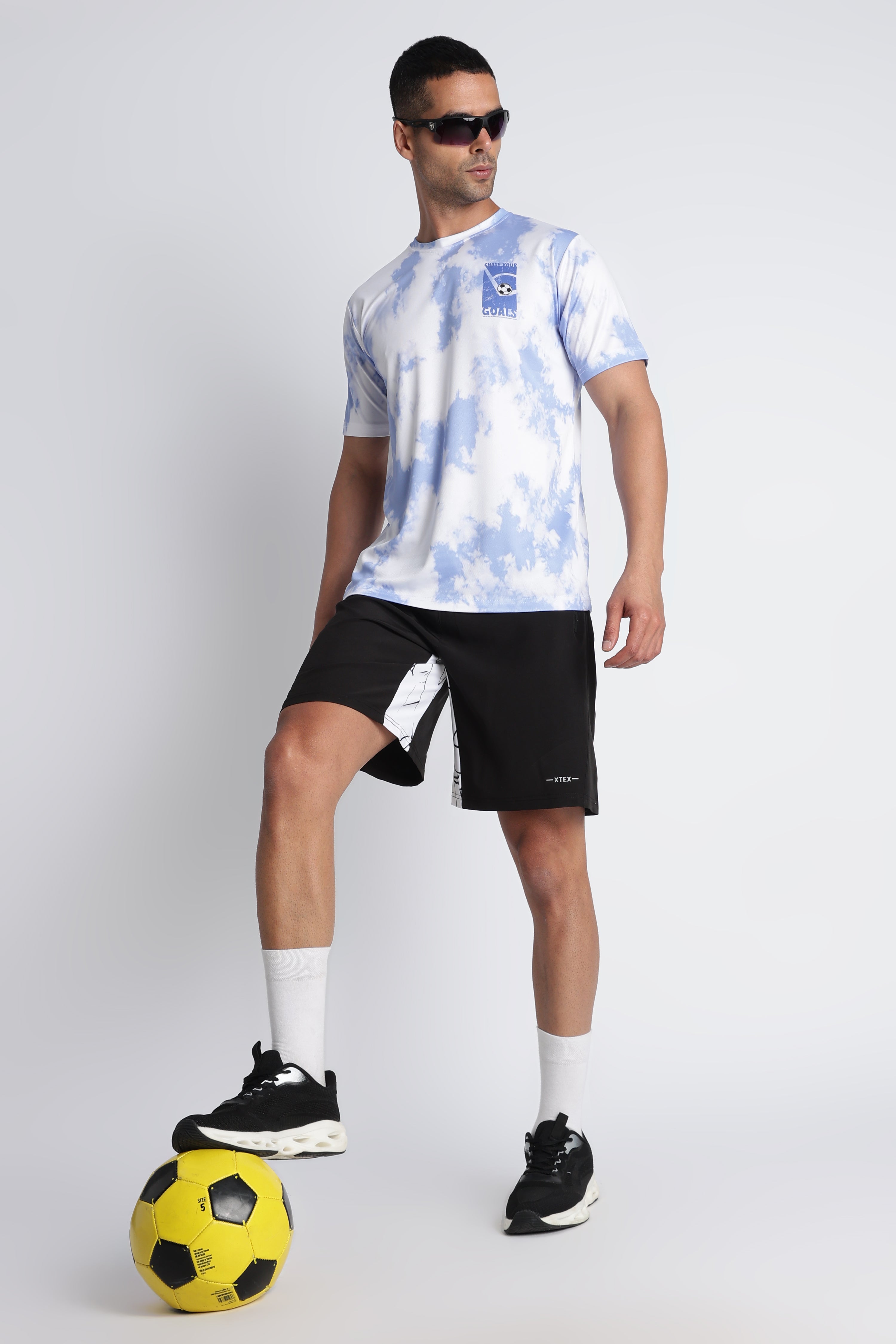 XTEX - Tie and dye football jersey