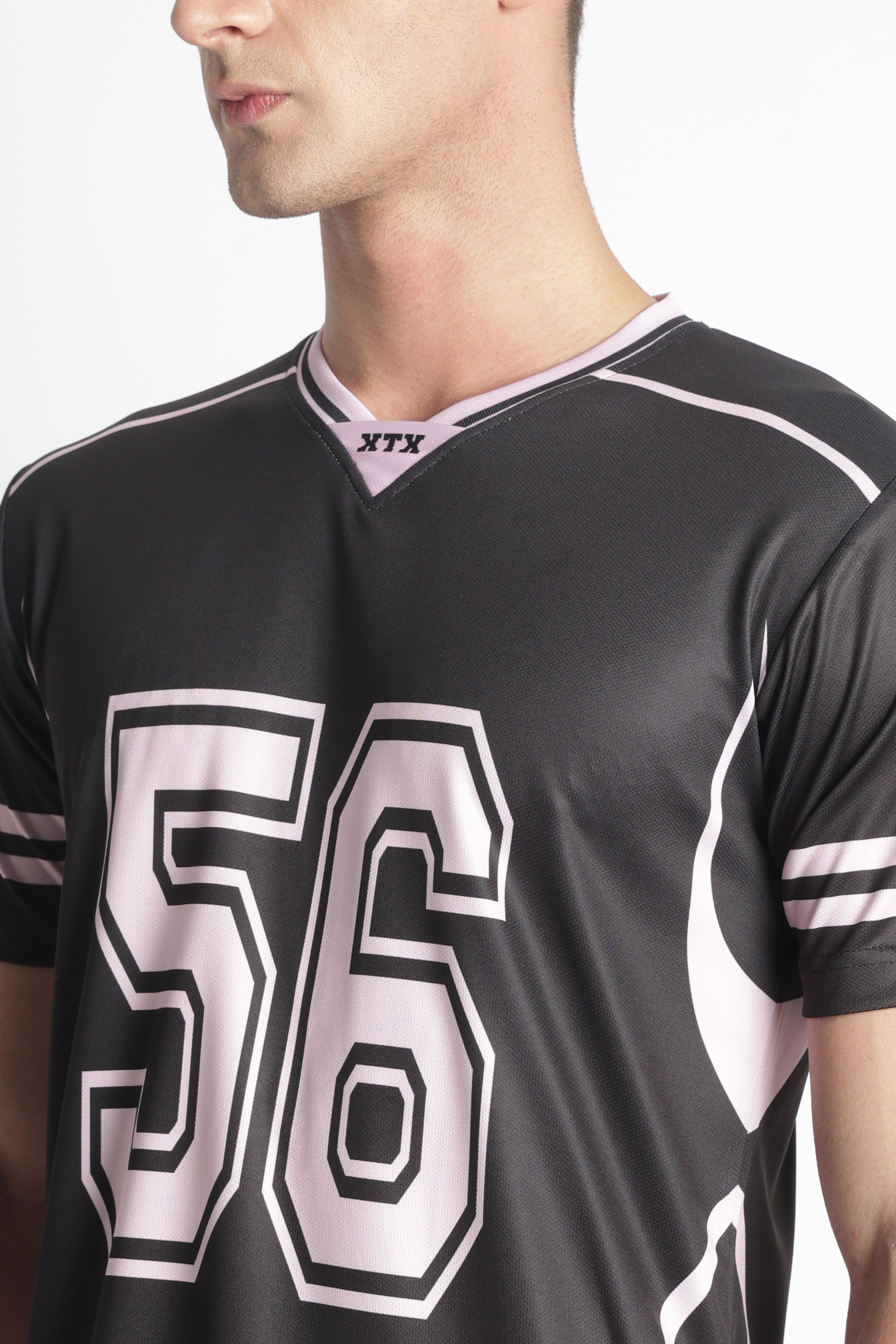 Black Athletic Jersey  – Moisture‑Wicking Sportswear