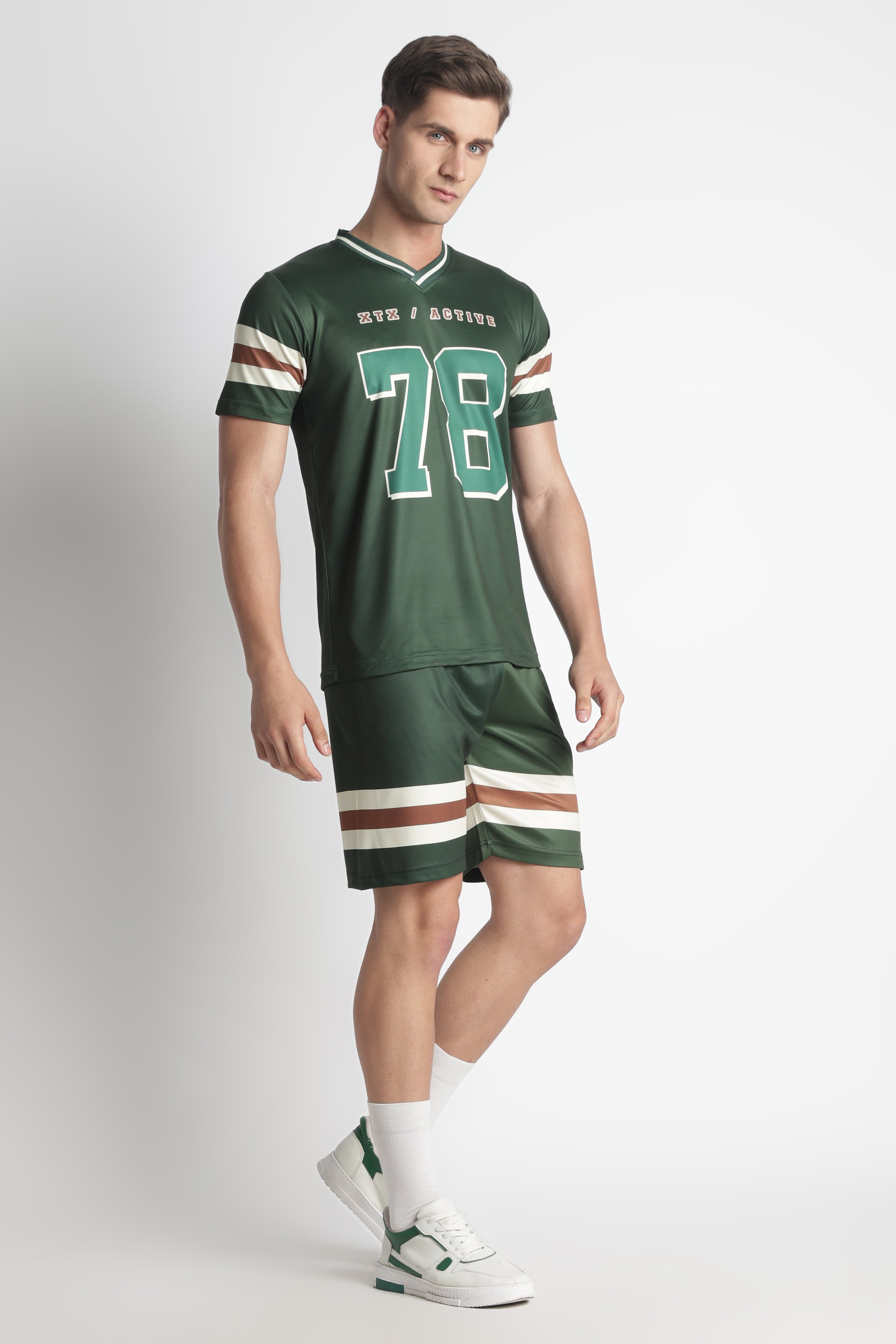 Green Athletic Jersey – Breathable Activewear | XTX ACTIVE