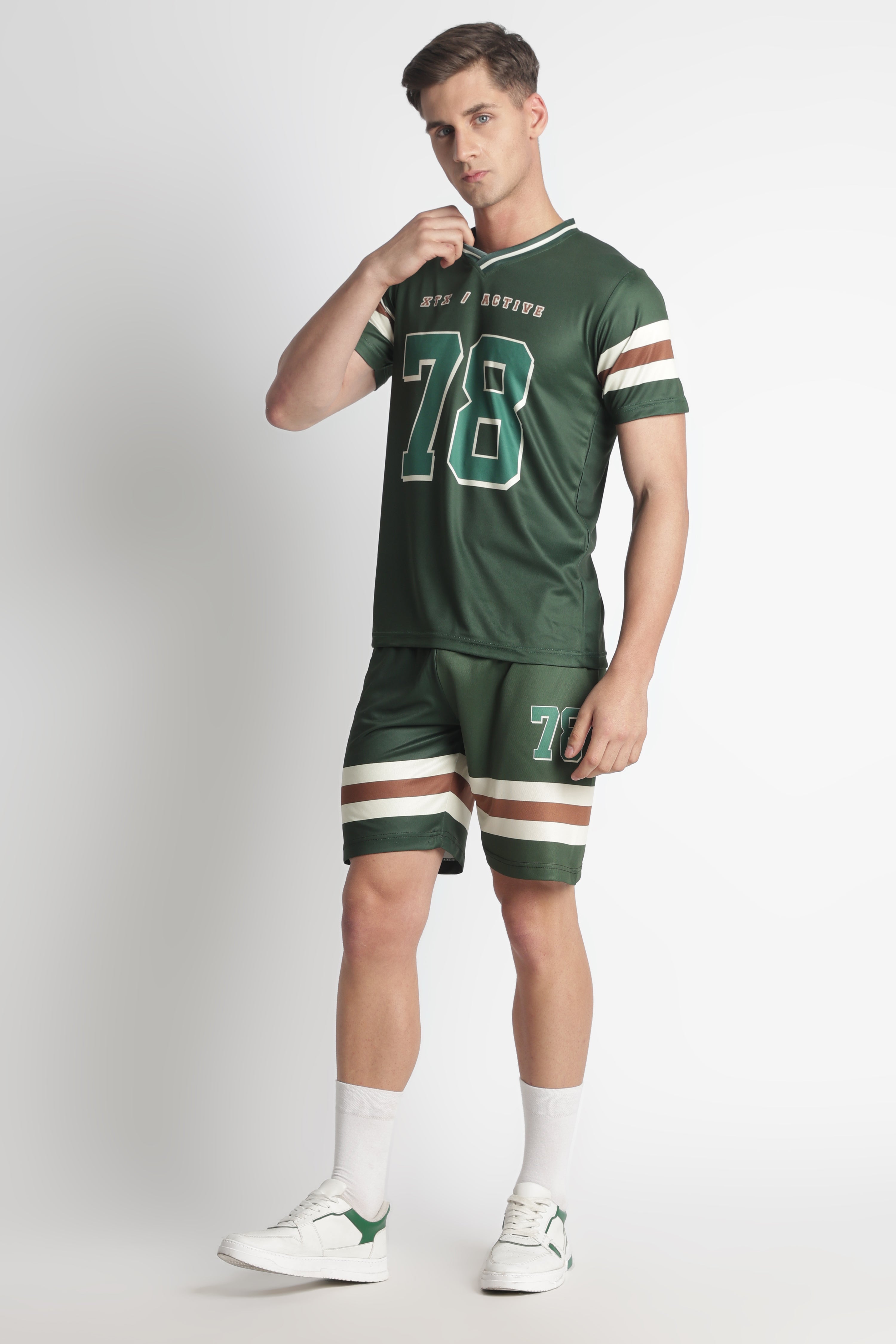 Green Athletic Jersey – Breathable Activewear | XTX ACTIVE