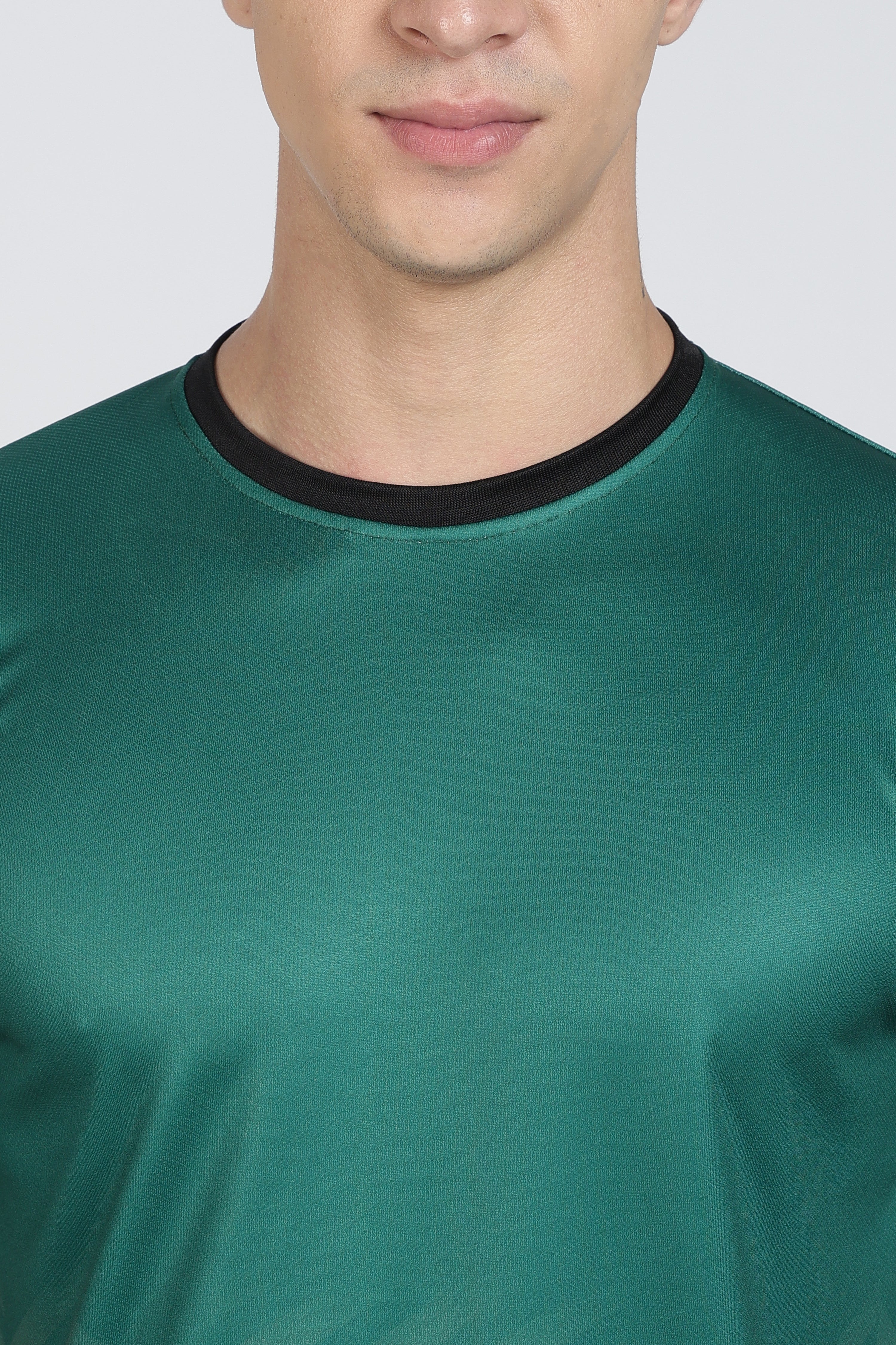 Green Chevron Athletic Tee – Comfort & Style